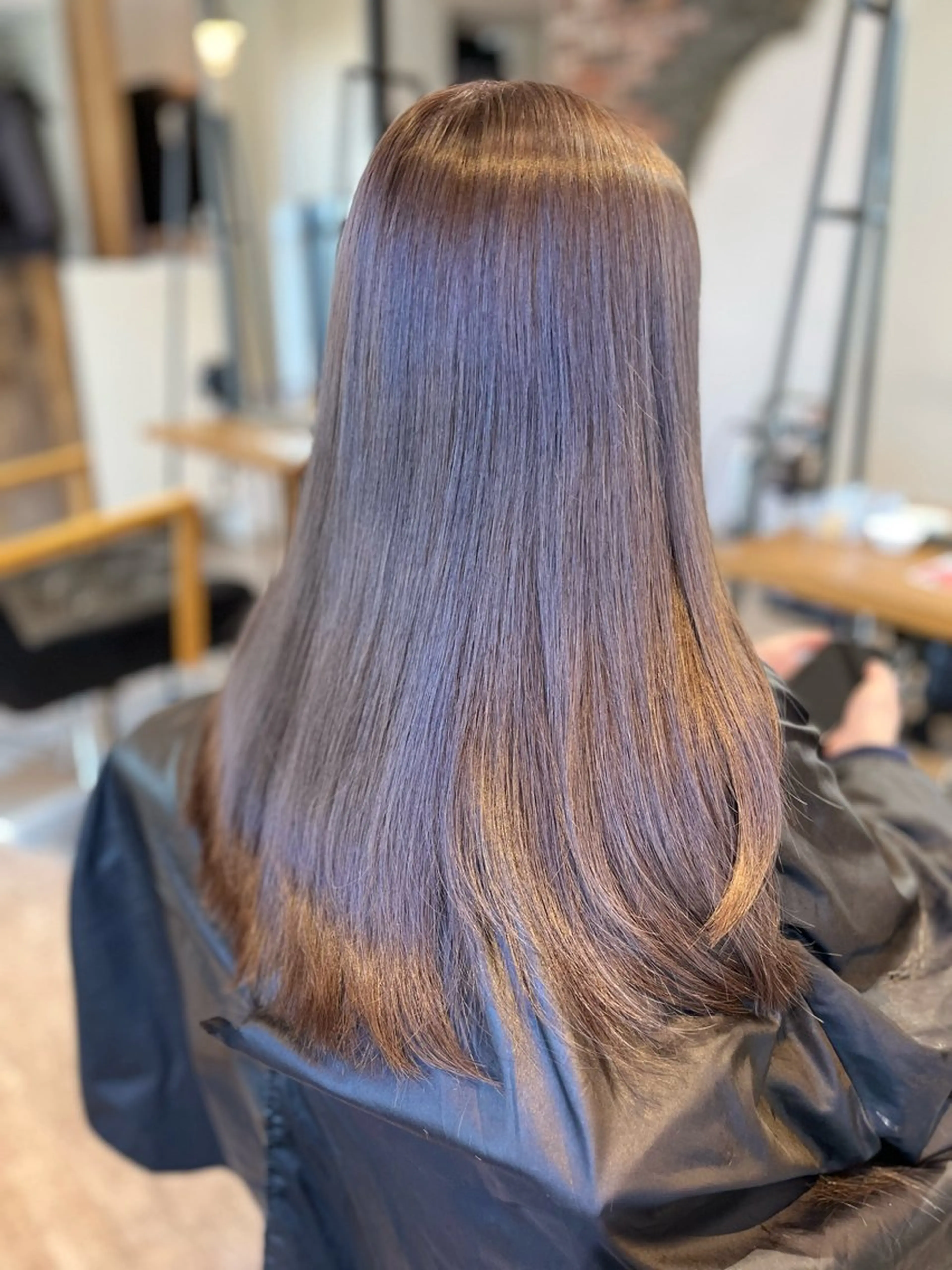 セミロング カラー ヘアアレンジ ブリーチ ブリーチなしカラー ピンクカラー 🌻韓国風ヘア🌻 ✨🌷ナナコ🌷のヘアスタイル