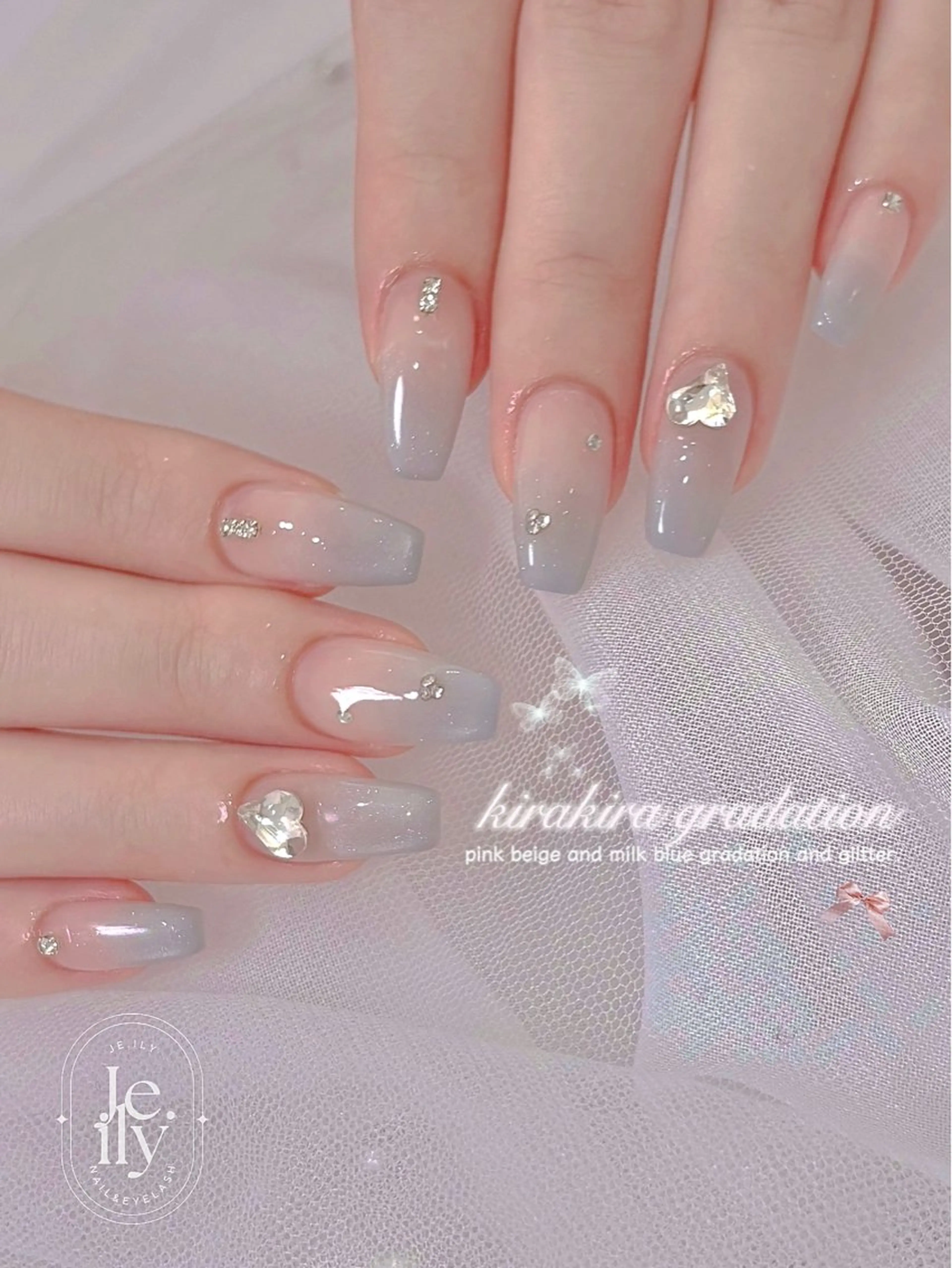 グラデーション(ベースクリア)🦢🫧⋆。˚✩の写真