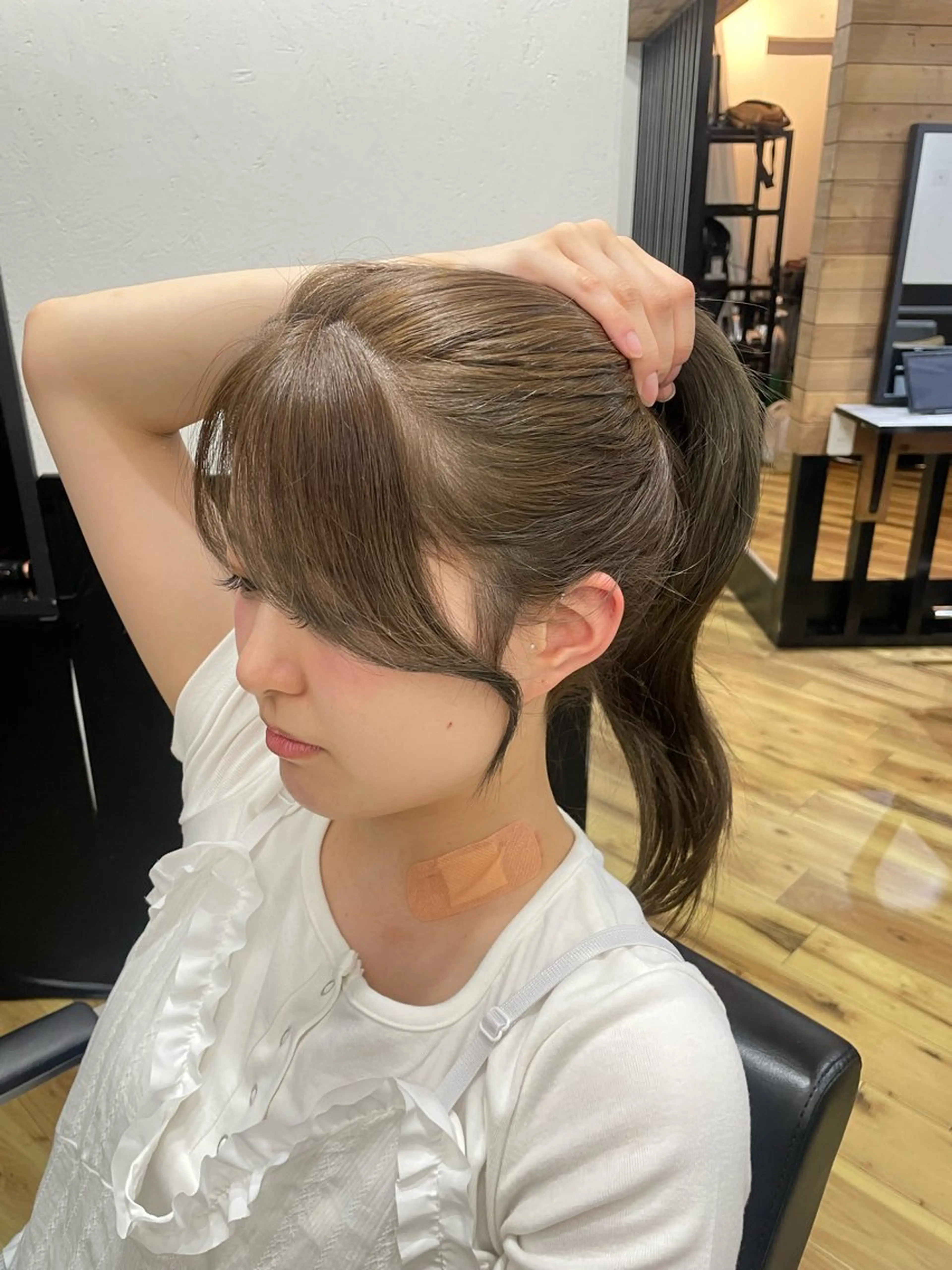 カラー 透明感カラー オリーブカラー Mio /カラーモデル大募集のヘアスタイル
