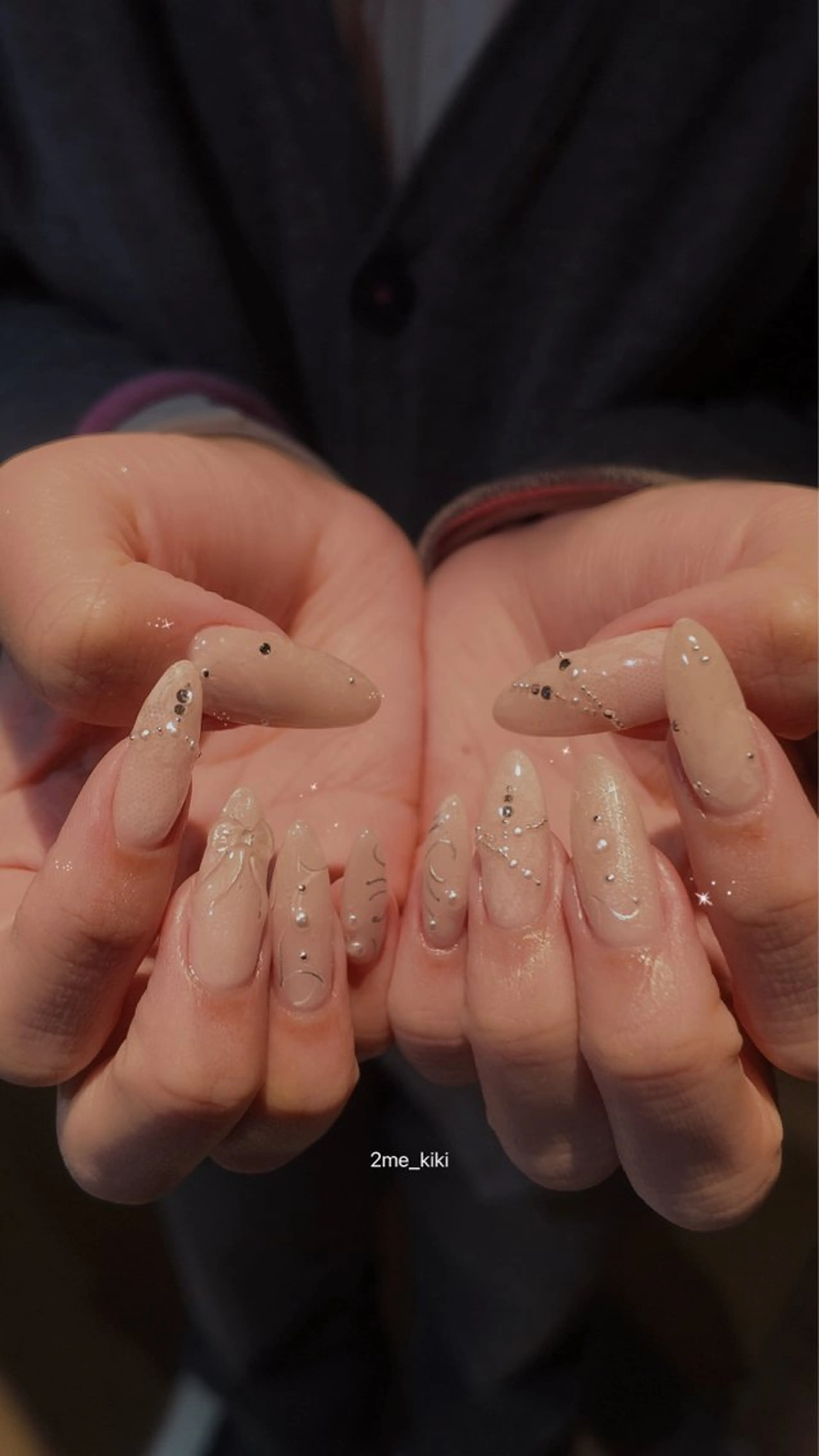 ネイル レース ホワイト ツメ (2me)所属・大人かわいいネイル♡ Kikiのネイルデザイン