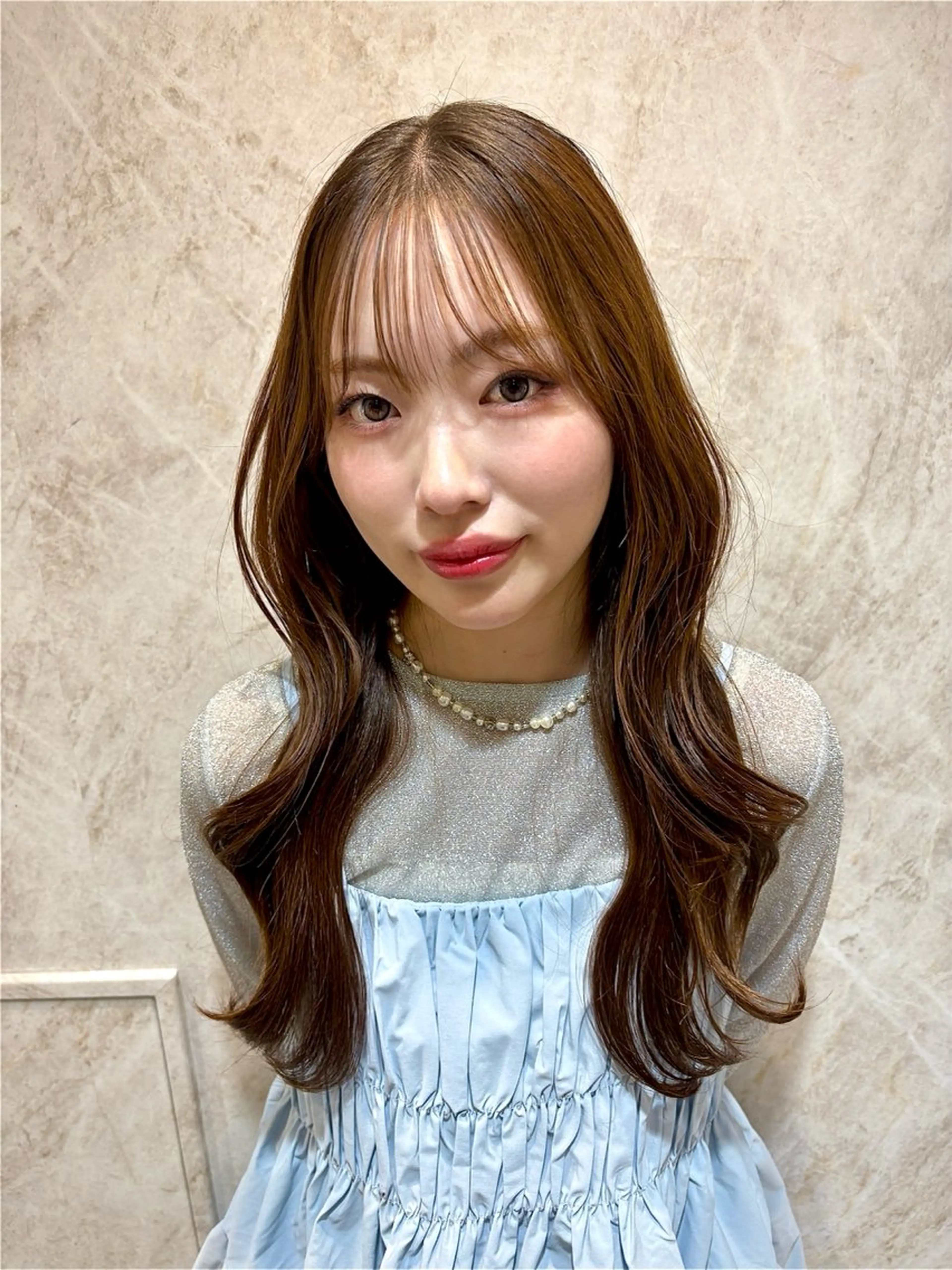 ロング カラー 顔周りレイヤーカット /髪質改善/ゆう🤍のヘアスタイル