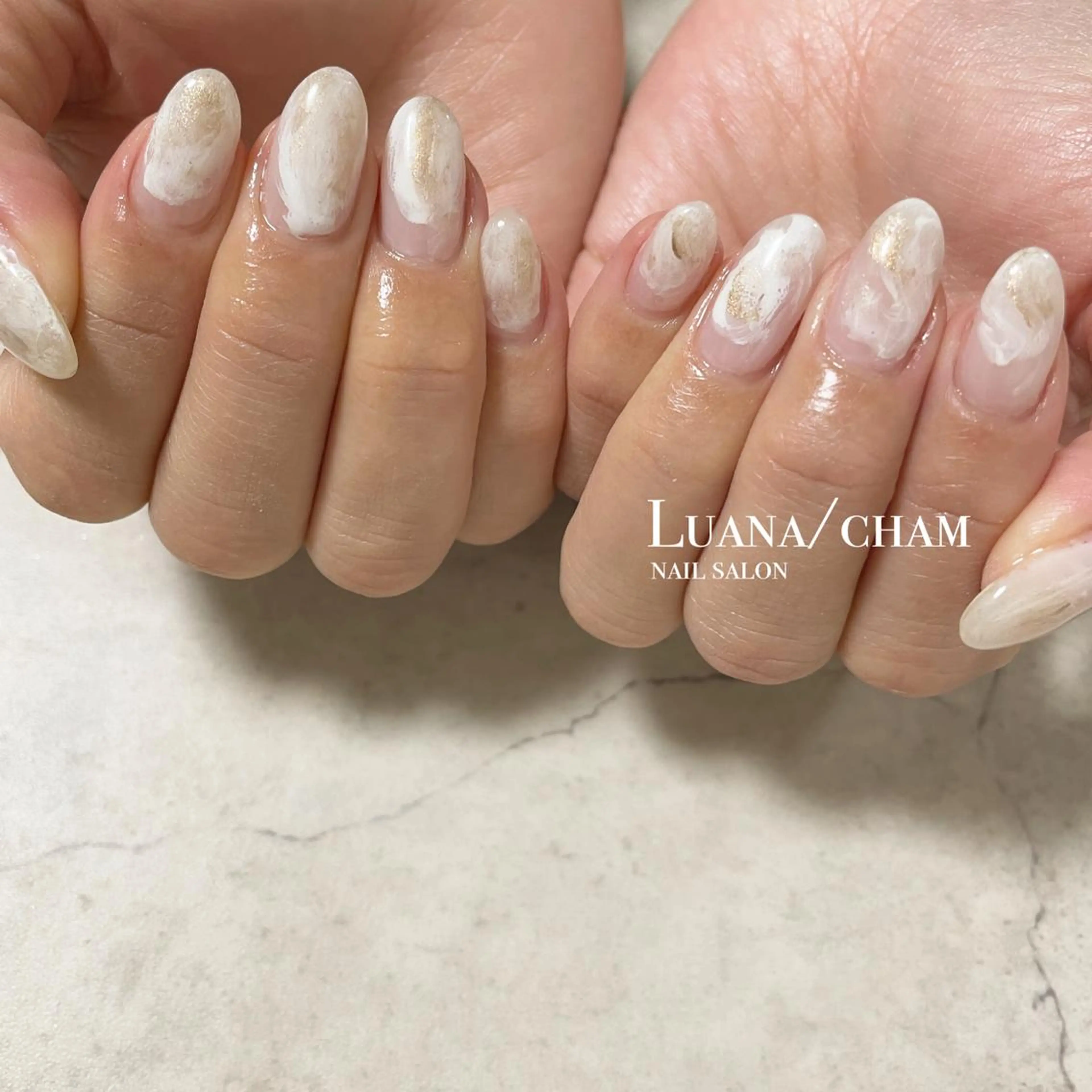 ショート ネイル ハンドネイル nail salon neigeのネイルデザイン