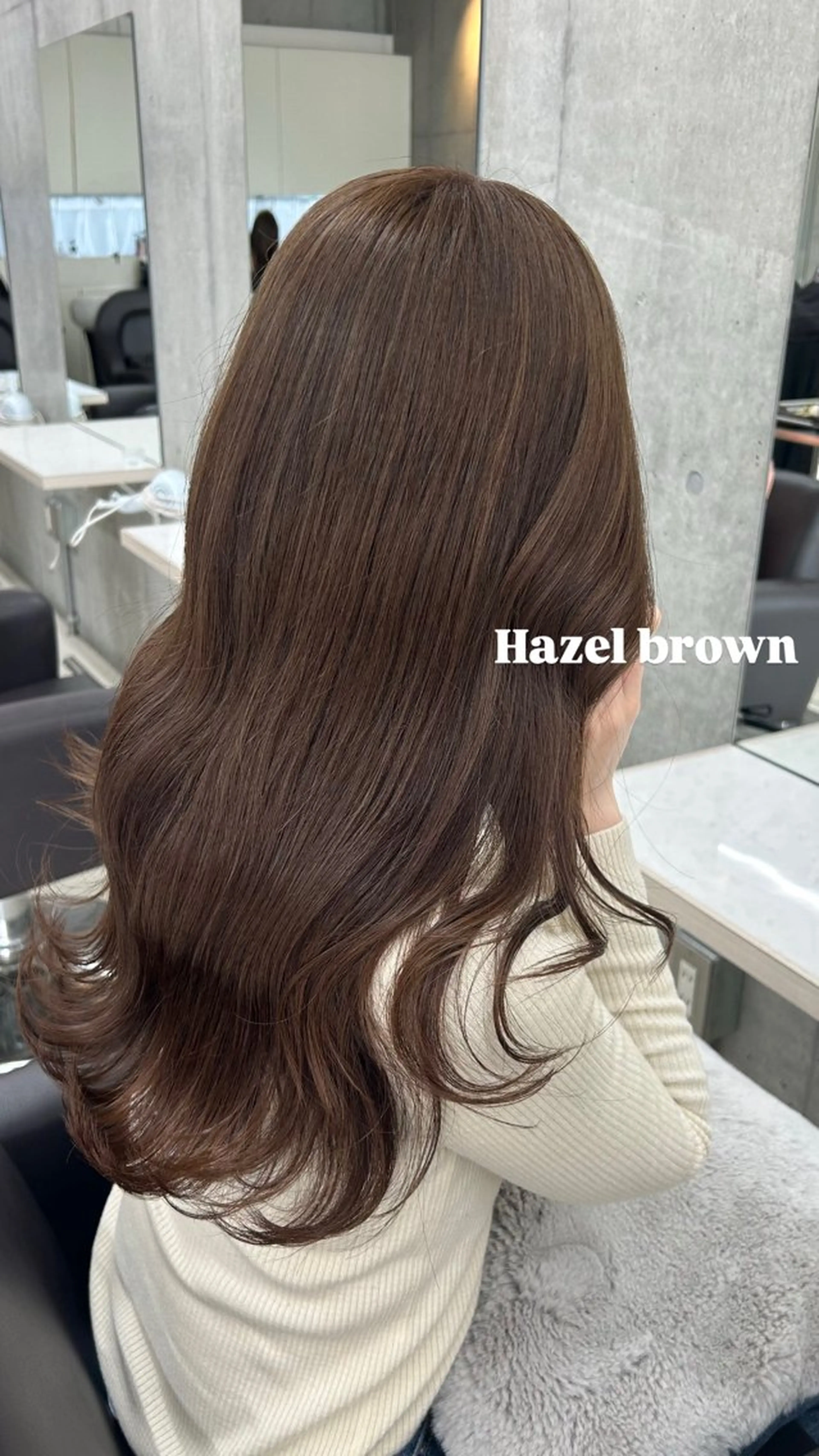 ロング ヘアカラー トリートメント LOE所属・LOE Yuuka/42🩵のヘアスタイル