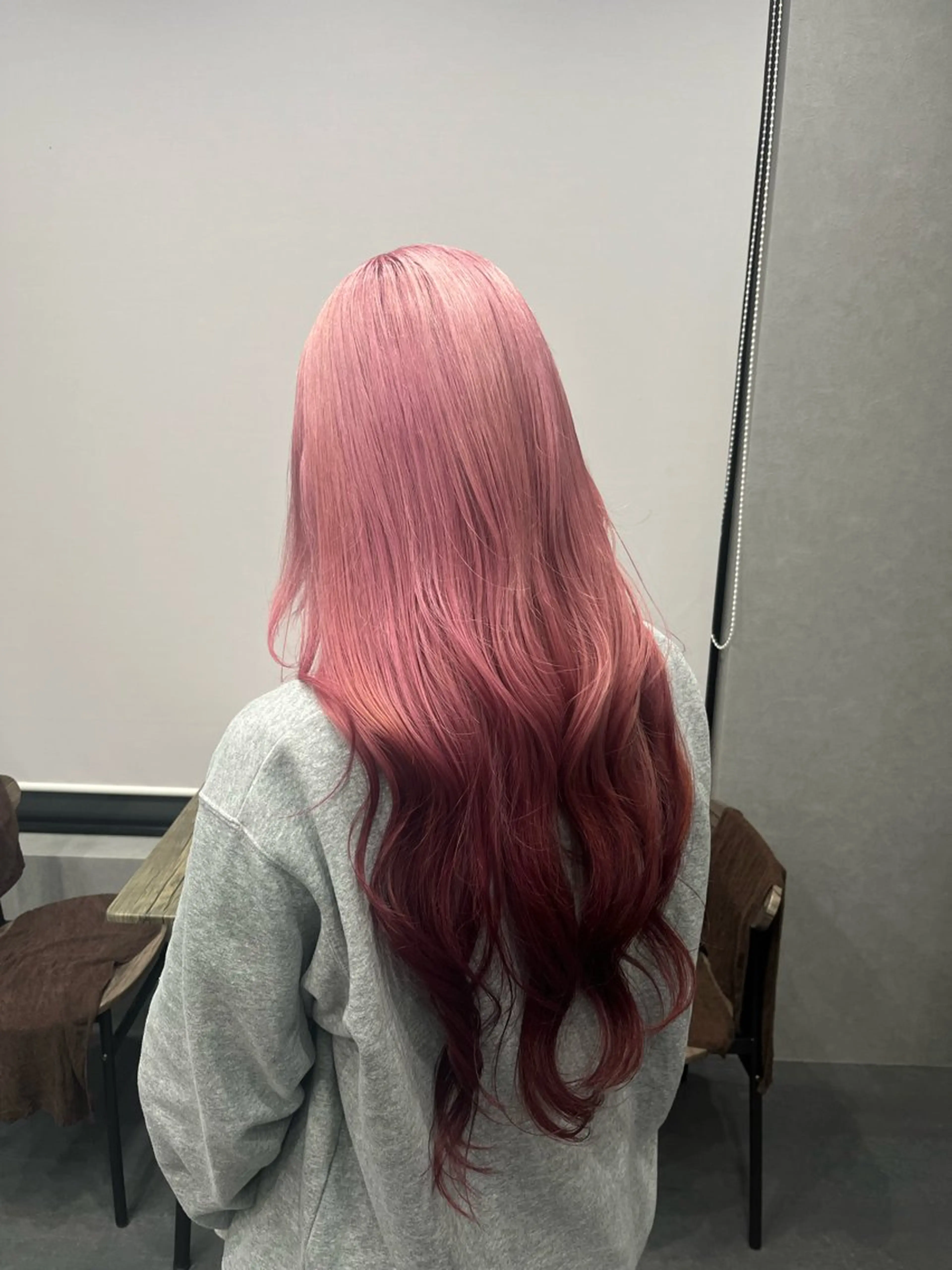 ロング カラー ブリーチ ヘアカラー Titi hair coordinate所属・難波 海のヘアスタイル