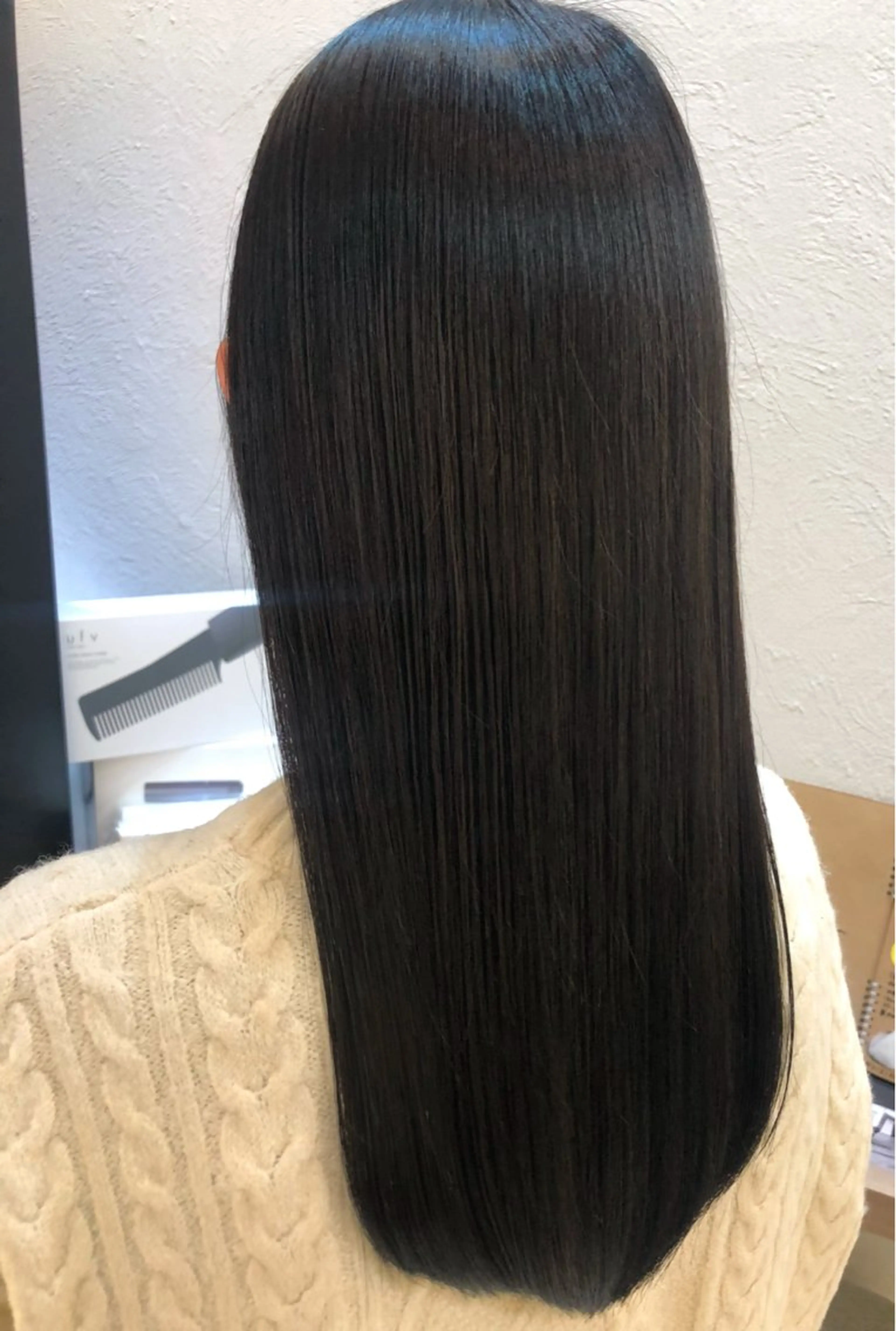 ロング カラー 髪質改善/縮毛矯正 ササキナツミのヘアスタイル