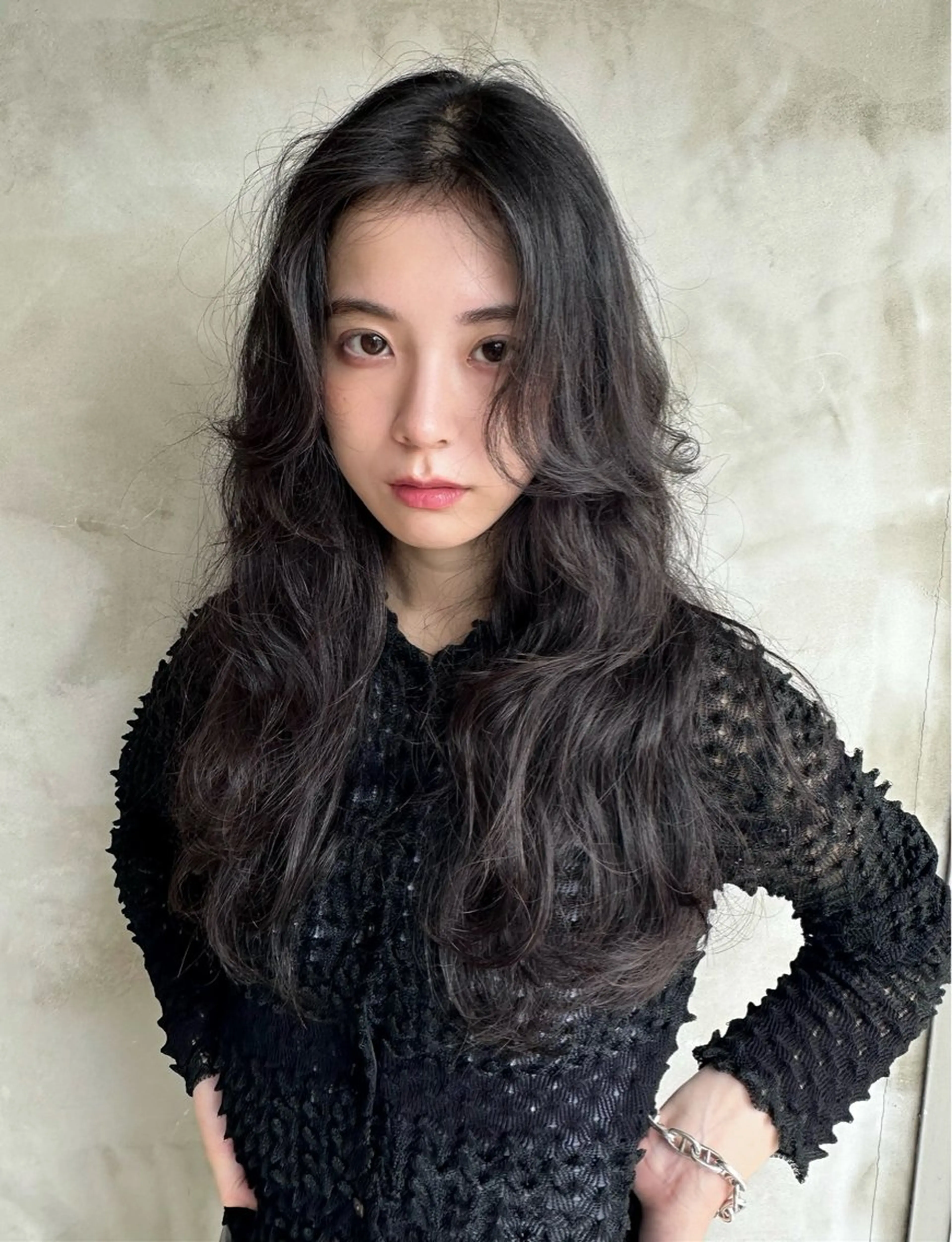 ロング パーマ 山田 裕介のヘアスタイル