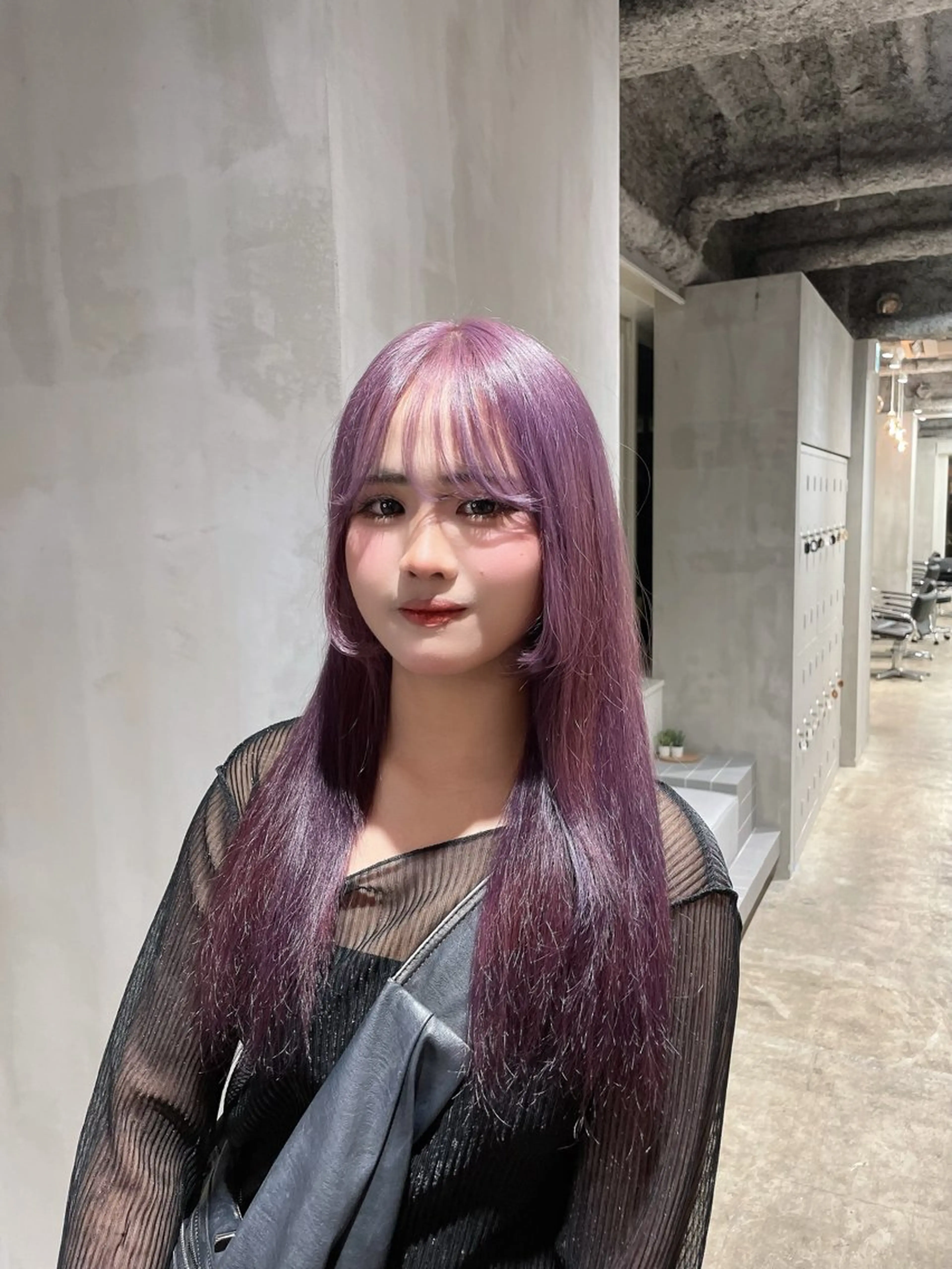 カラー カット ヘアカラー トリートメント ハイトーン/ブリーチ /ウルフ/しゅーたのヘアスタイル