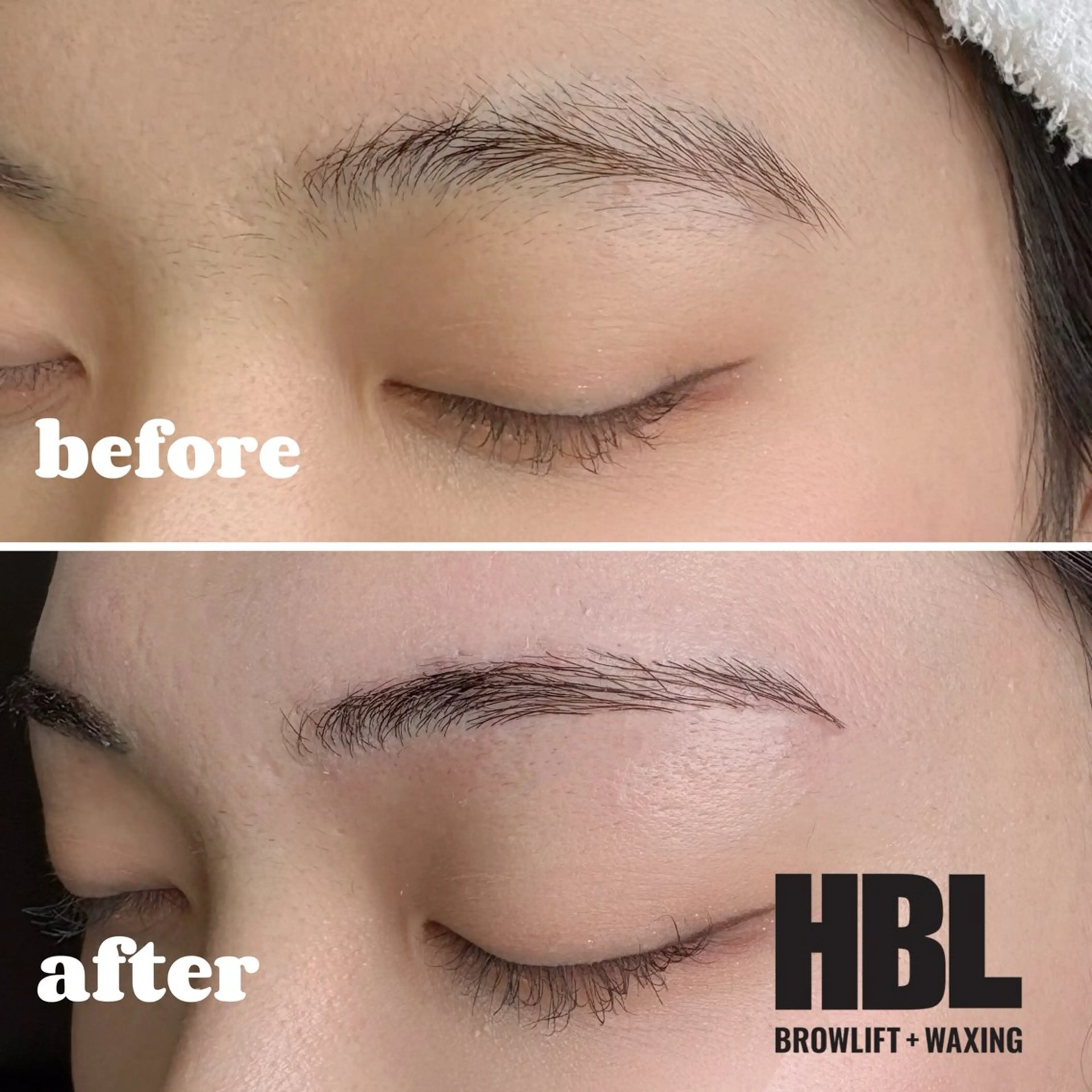 【ミニモ学割】眉毛のコンプレックスを解消‼️ハリウッドブロウリフト＋美眉スタイリング（眉毛ワックス） ＋メイクの写真