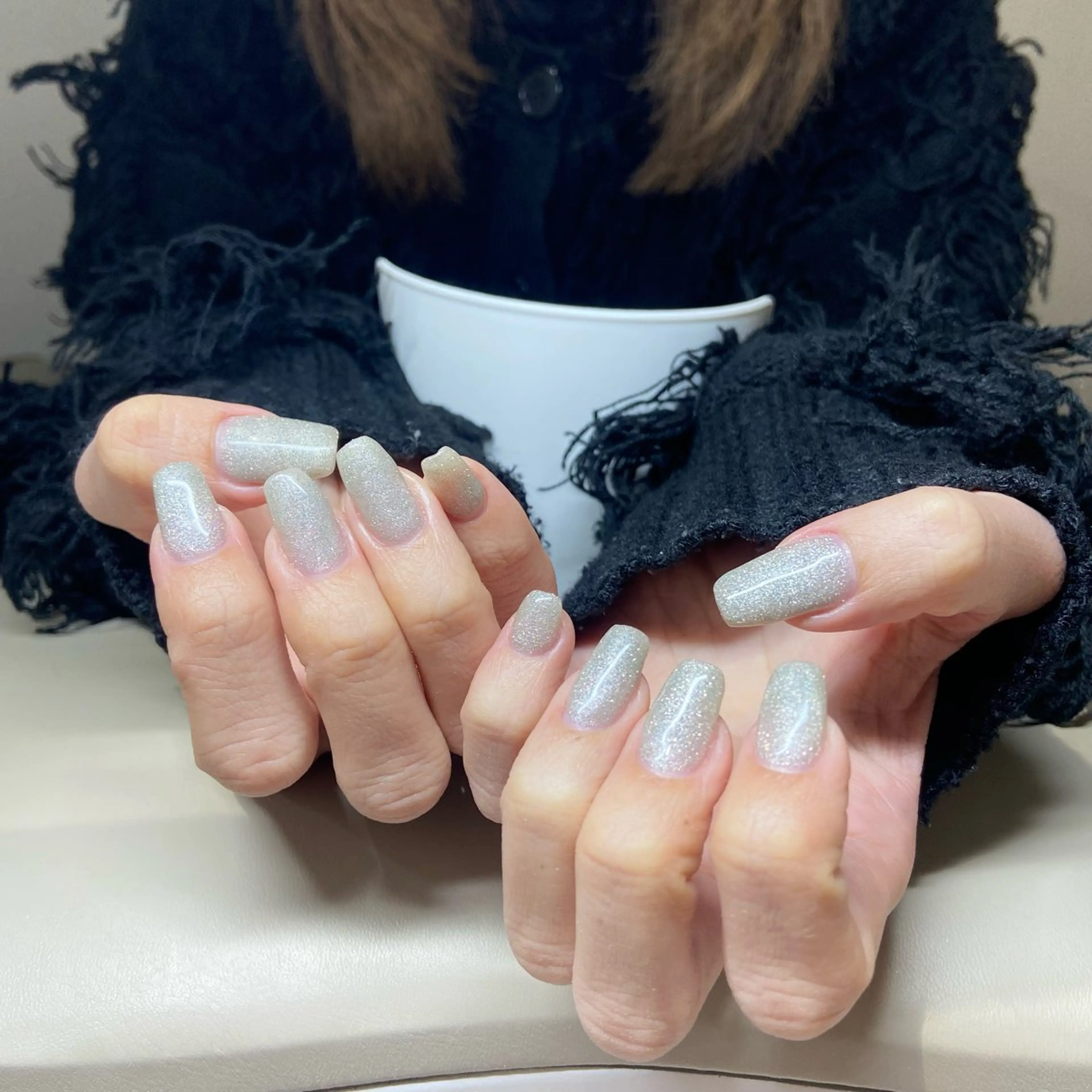 【初回ソフトジェルオフ無料】ワンカラーorラメグラ※ オフありの方は予約リクエスト下さい🙇‍♀️の写真