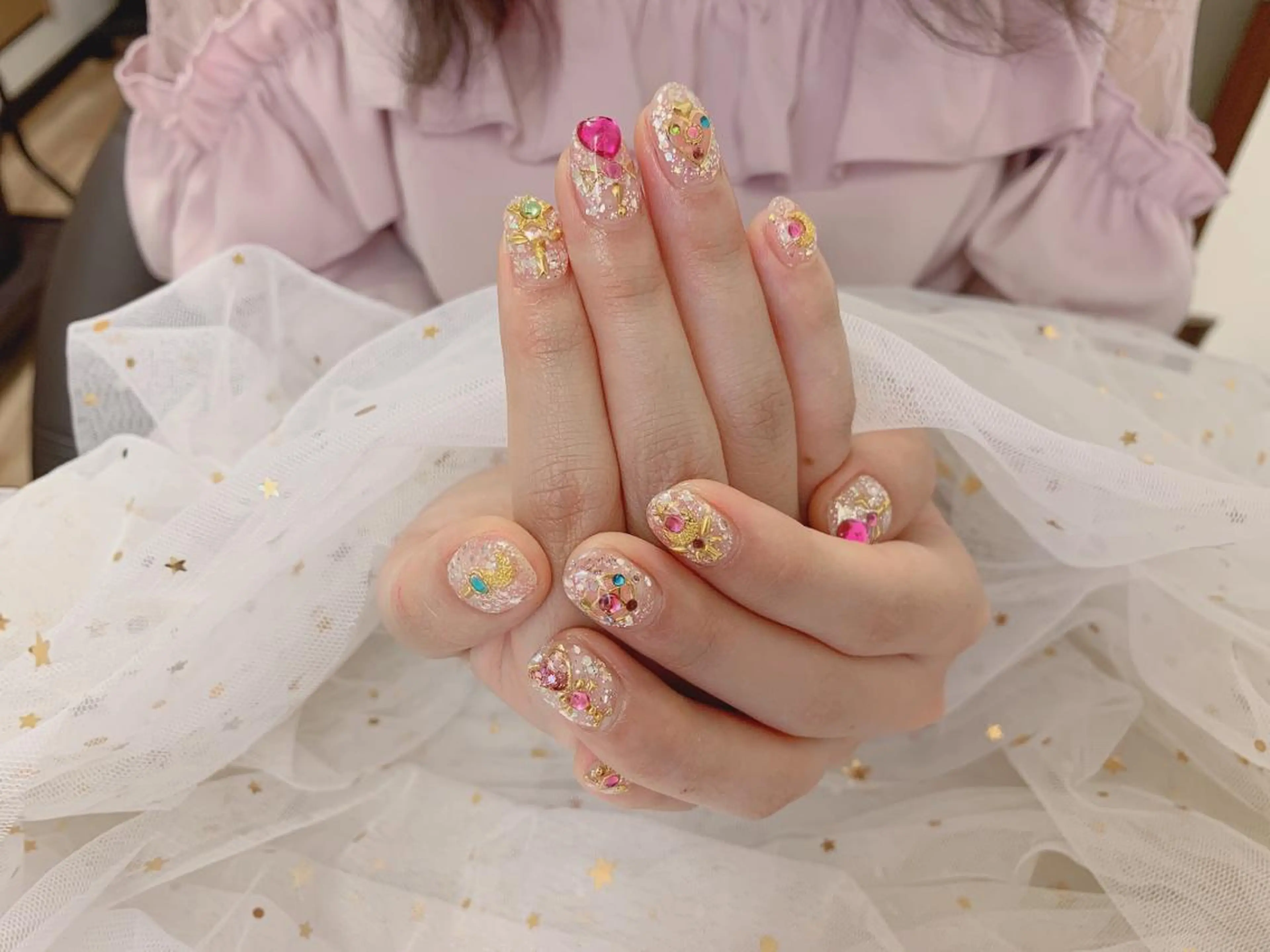 ネイル MiKi Nai池袋 長さだし得意のネイルデザイン