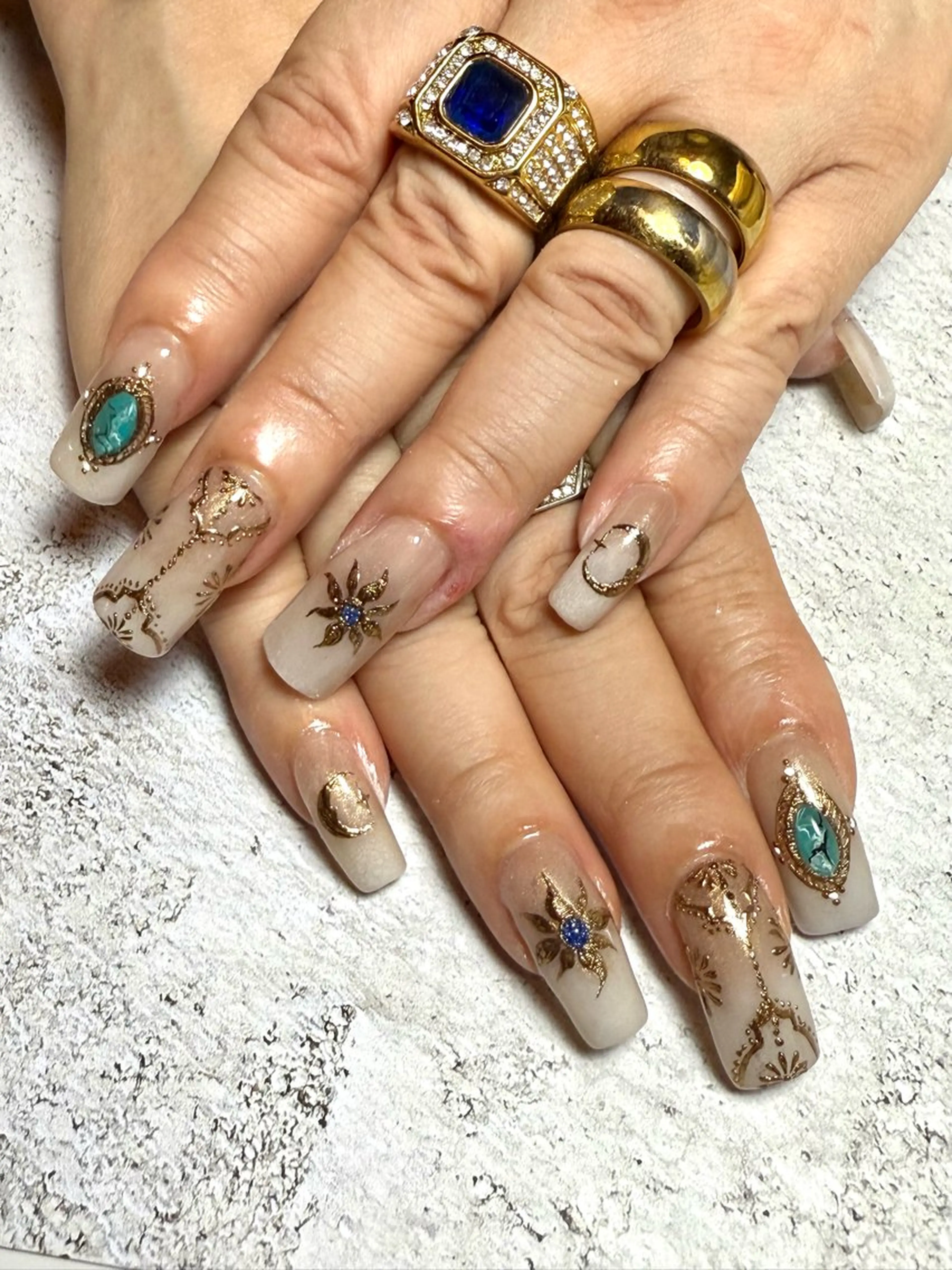 ネイル アートネイル ハンドネイル ︎︎☾ minami︎︎☾のネイルデザイン