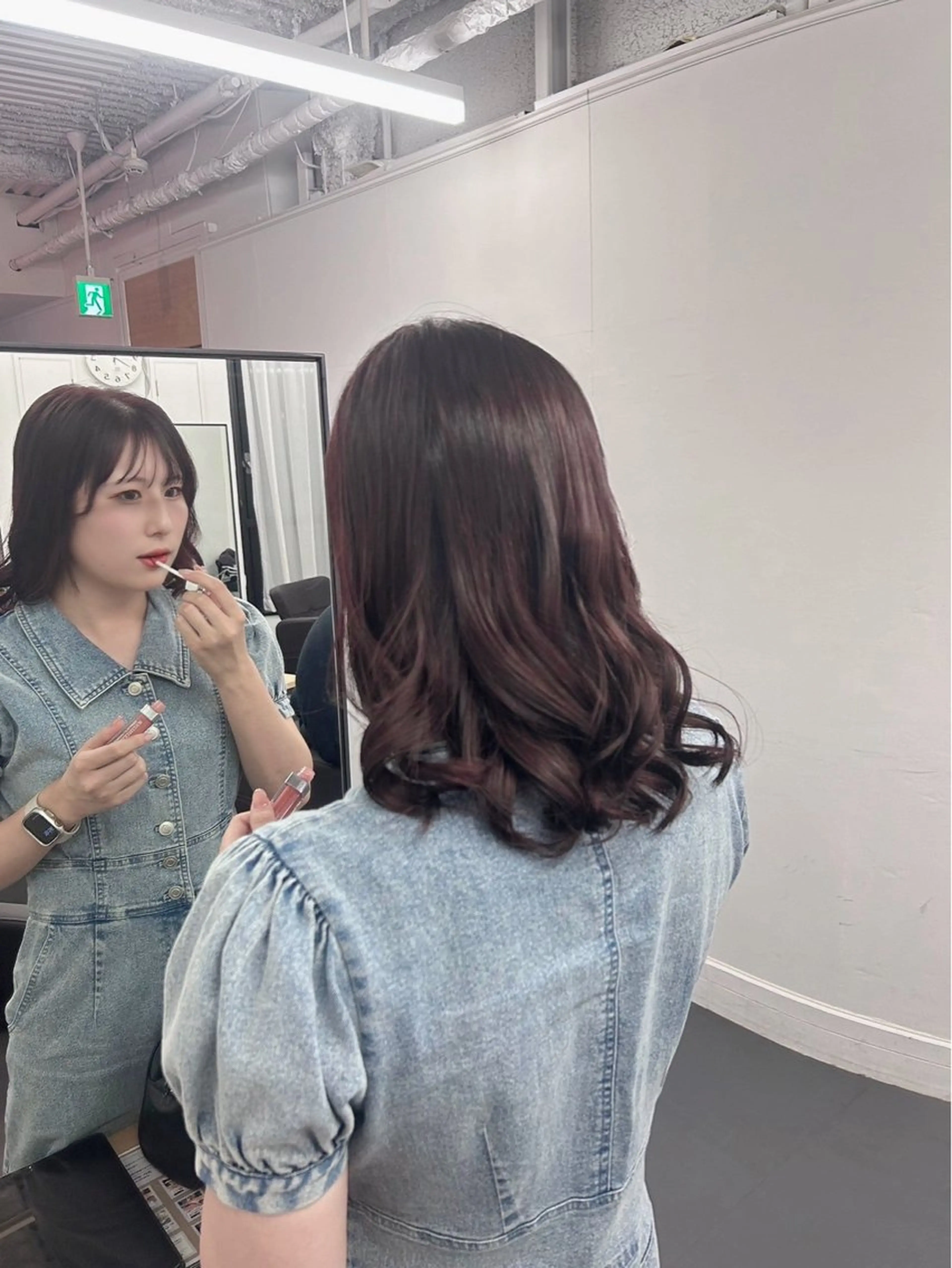 ミディアム カラー カット・ブリーチ/ ふわあいりのヘアスタイル