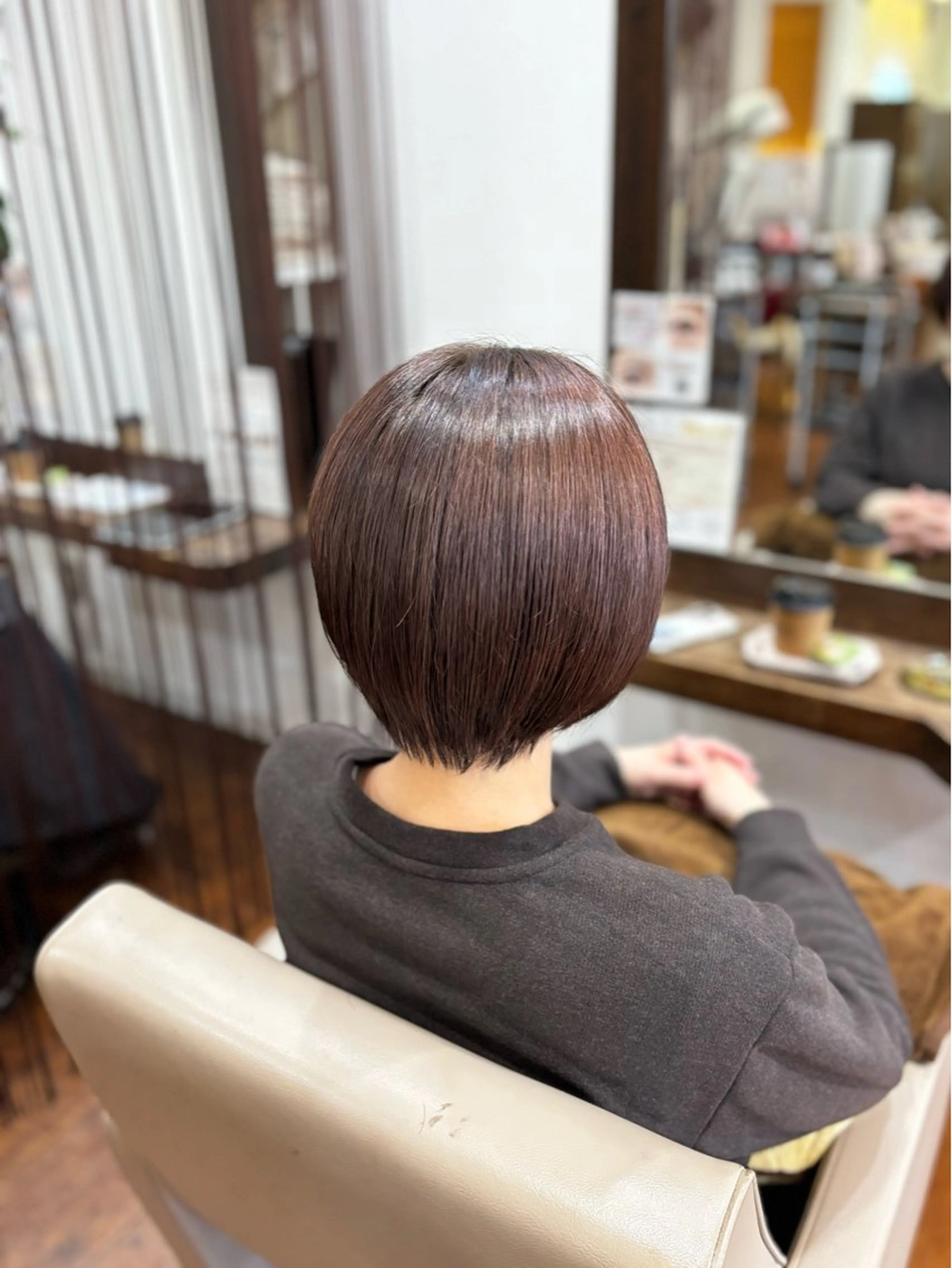 ショート 髪質改善 トリートメント 天野 妃菜のヘアスタイル