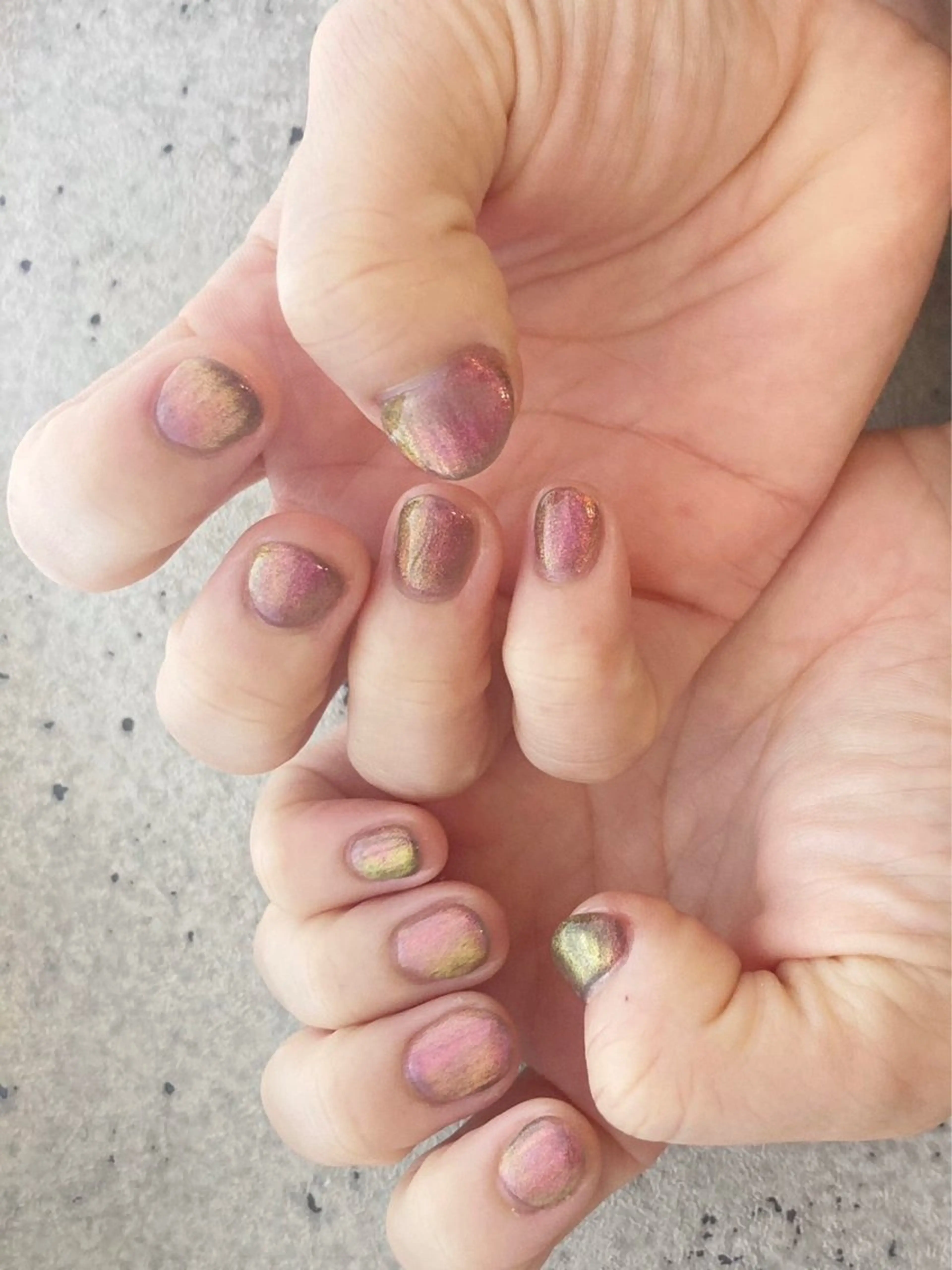 ネイル マグネットネイル マグネットワンカラー ワンカラーネイル Luca nailのネイルデザイン