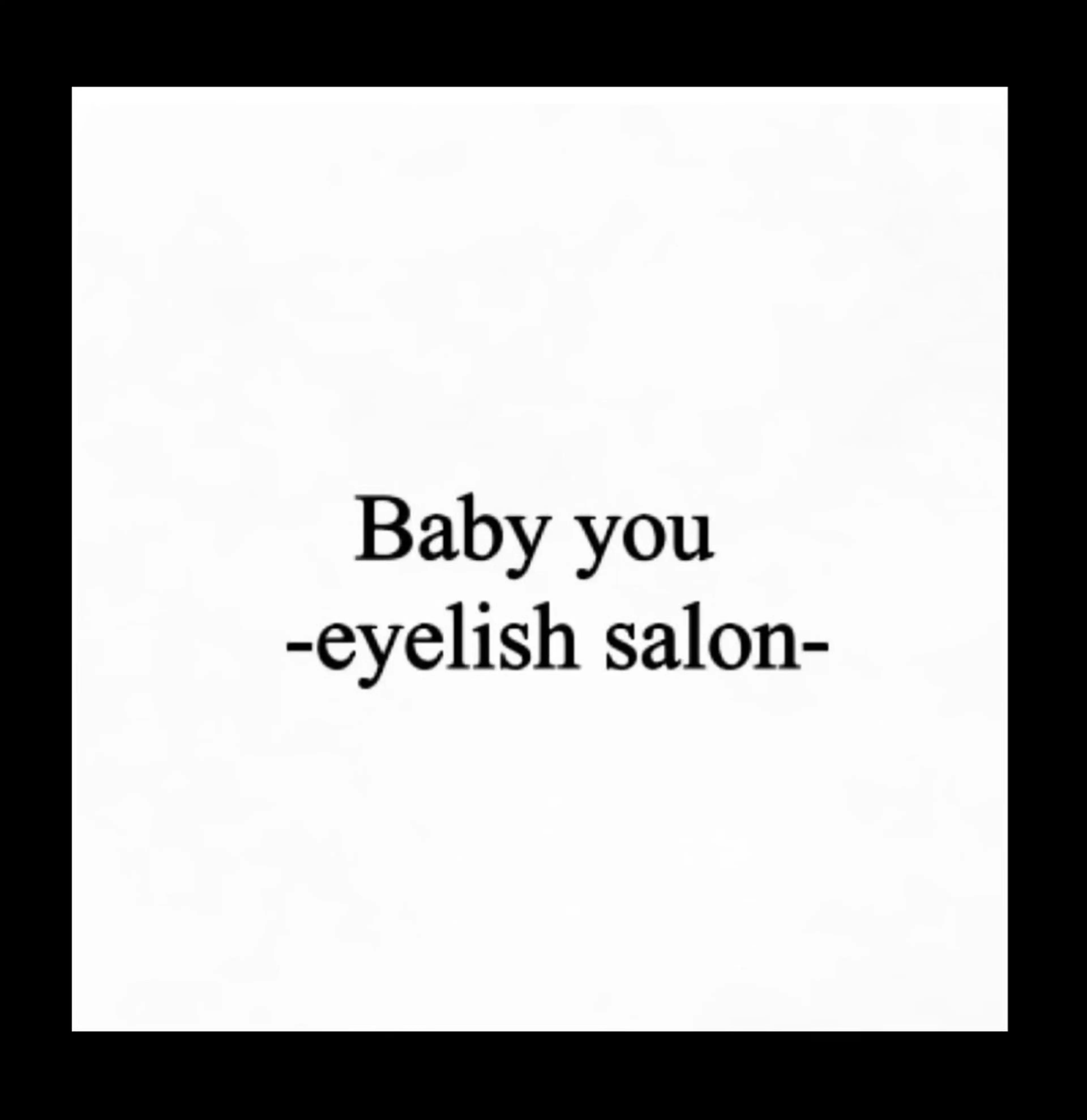 マツエク・マツパ Baby you -eyelash　salon-所属・-Baby you- 小林のマツエク・マツパデザイン