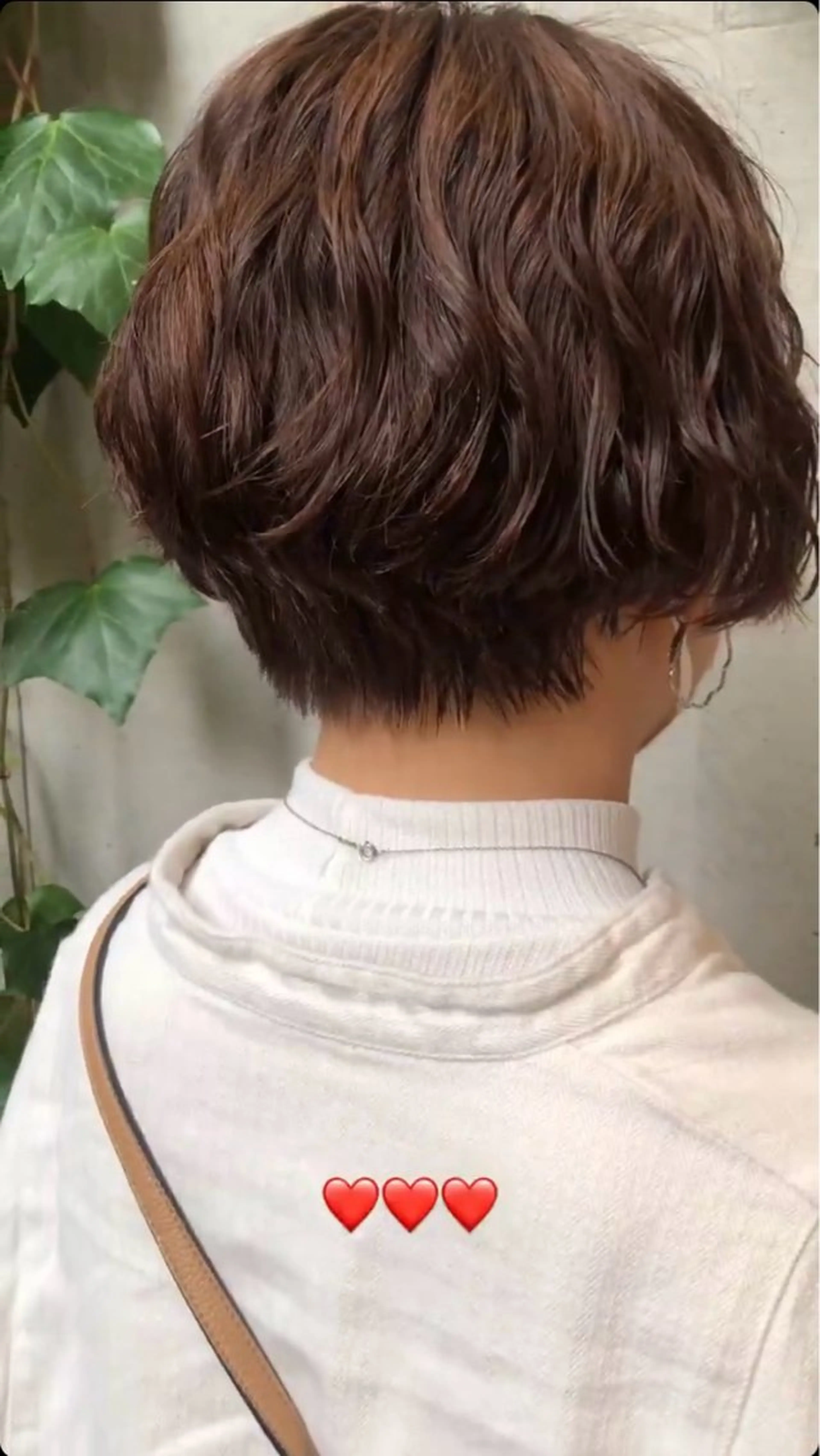 ショート パーマ コテ巻き風パーマ✨ かつみのヘアスタイル