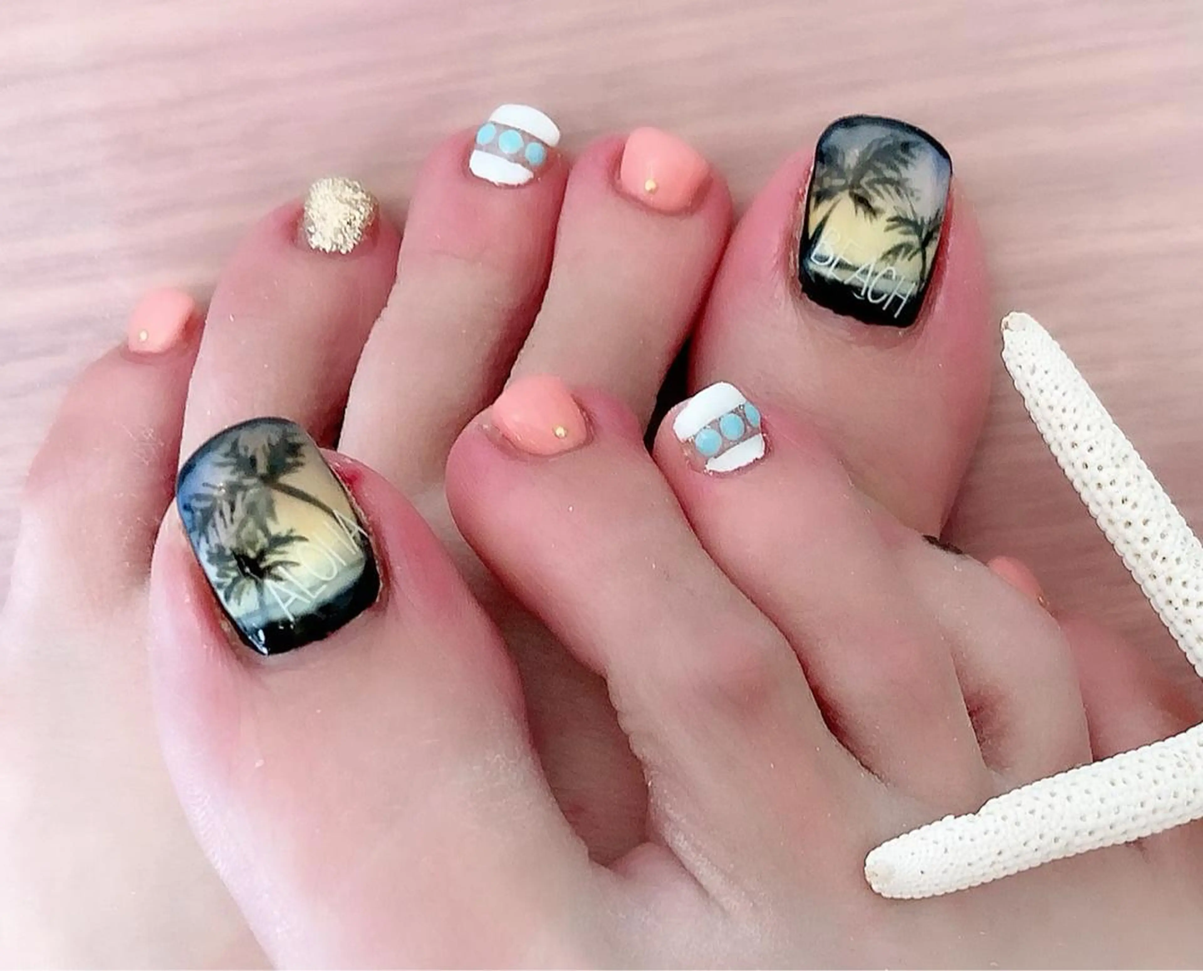 ネイル フットネイル エース ネイルのネイルデザイン