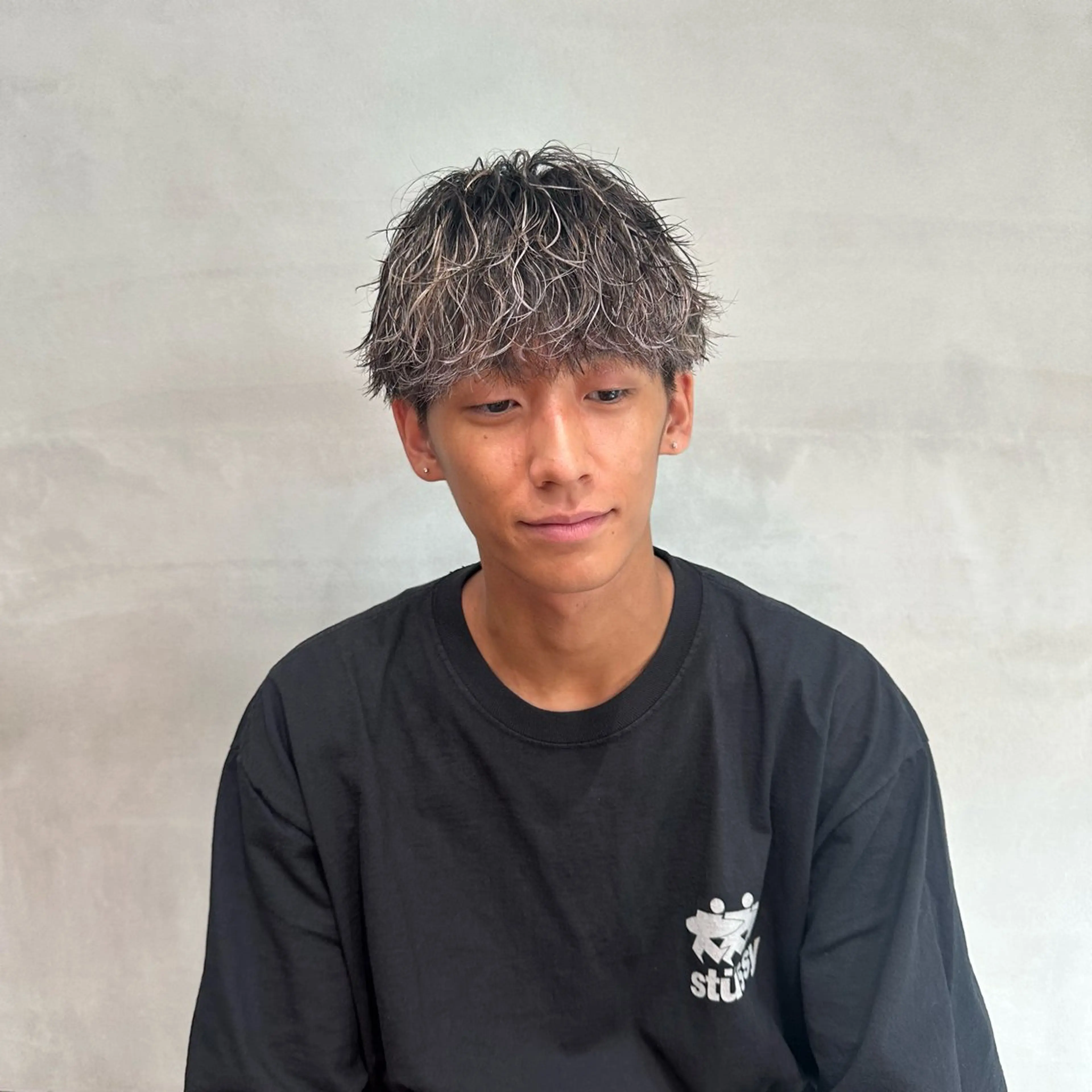 カラー パーマ メンズ fifth 安次富　泰雅のヘアスタイル