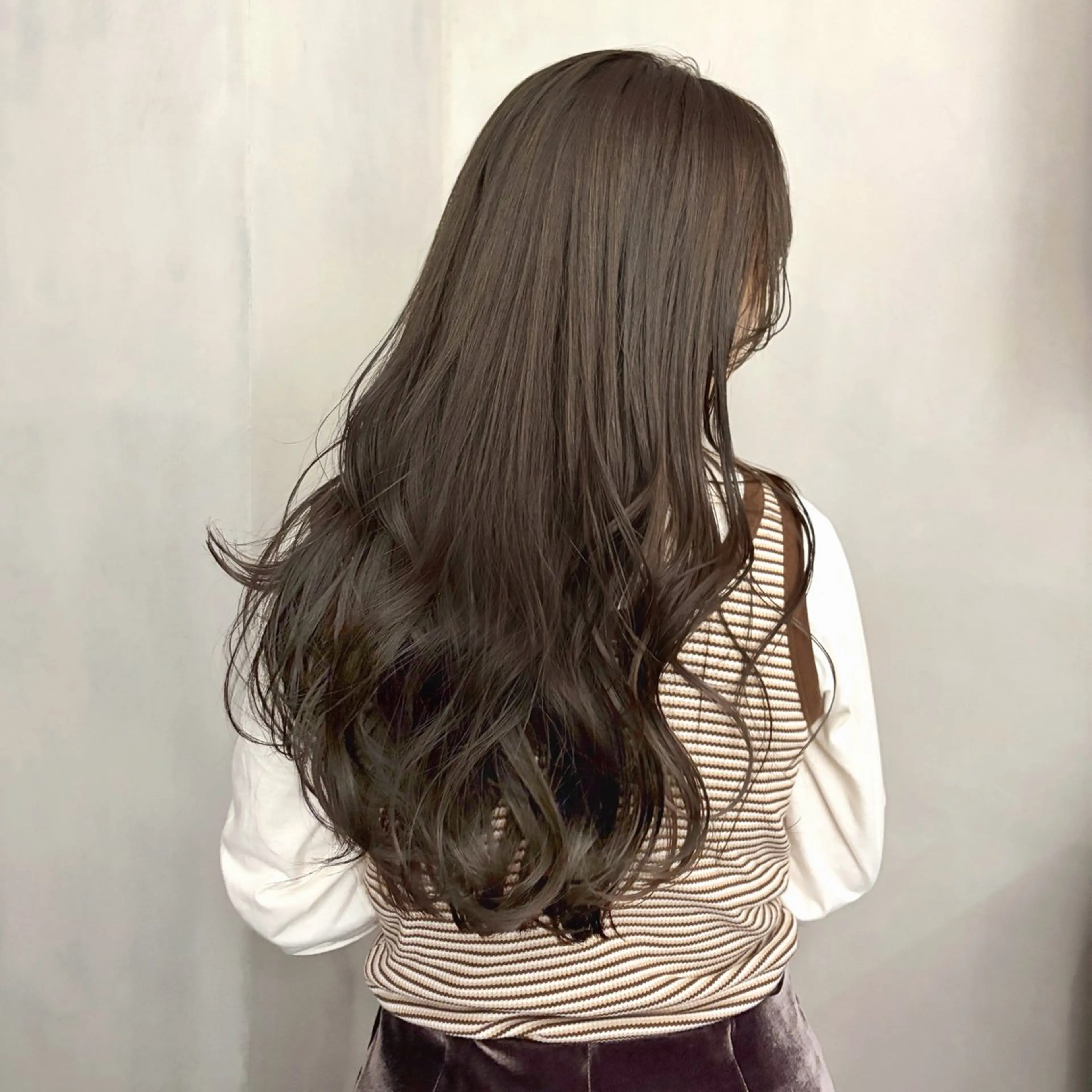 ロング カット ヘアカラー 似合わせレイヤー/ 透明感カラー/天王寺のヘアスタイル