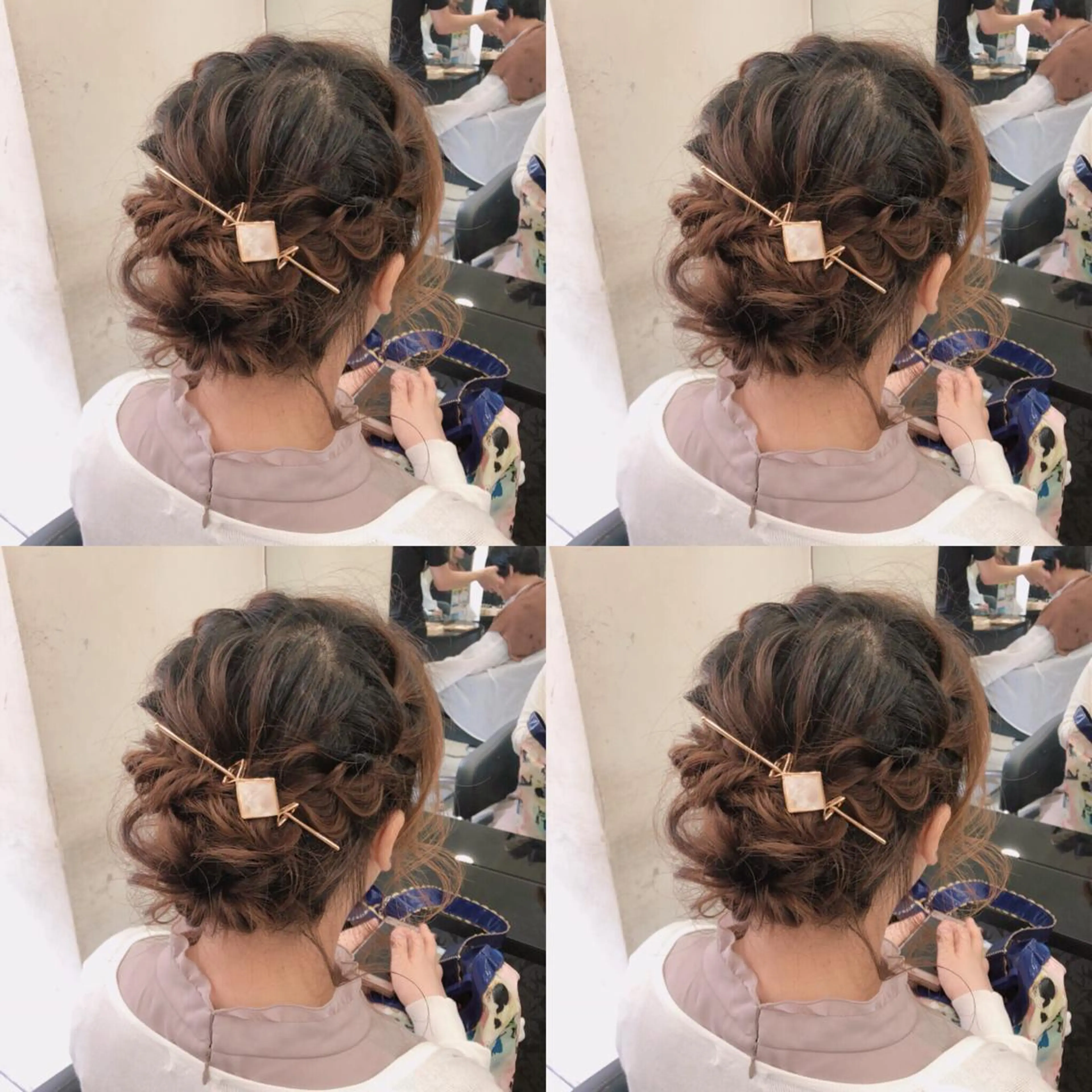 ミディアム ヘアアレンジ ヘアセット 🌷MAYU 🌷のヘアスタイル