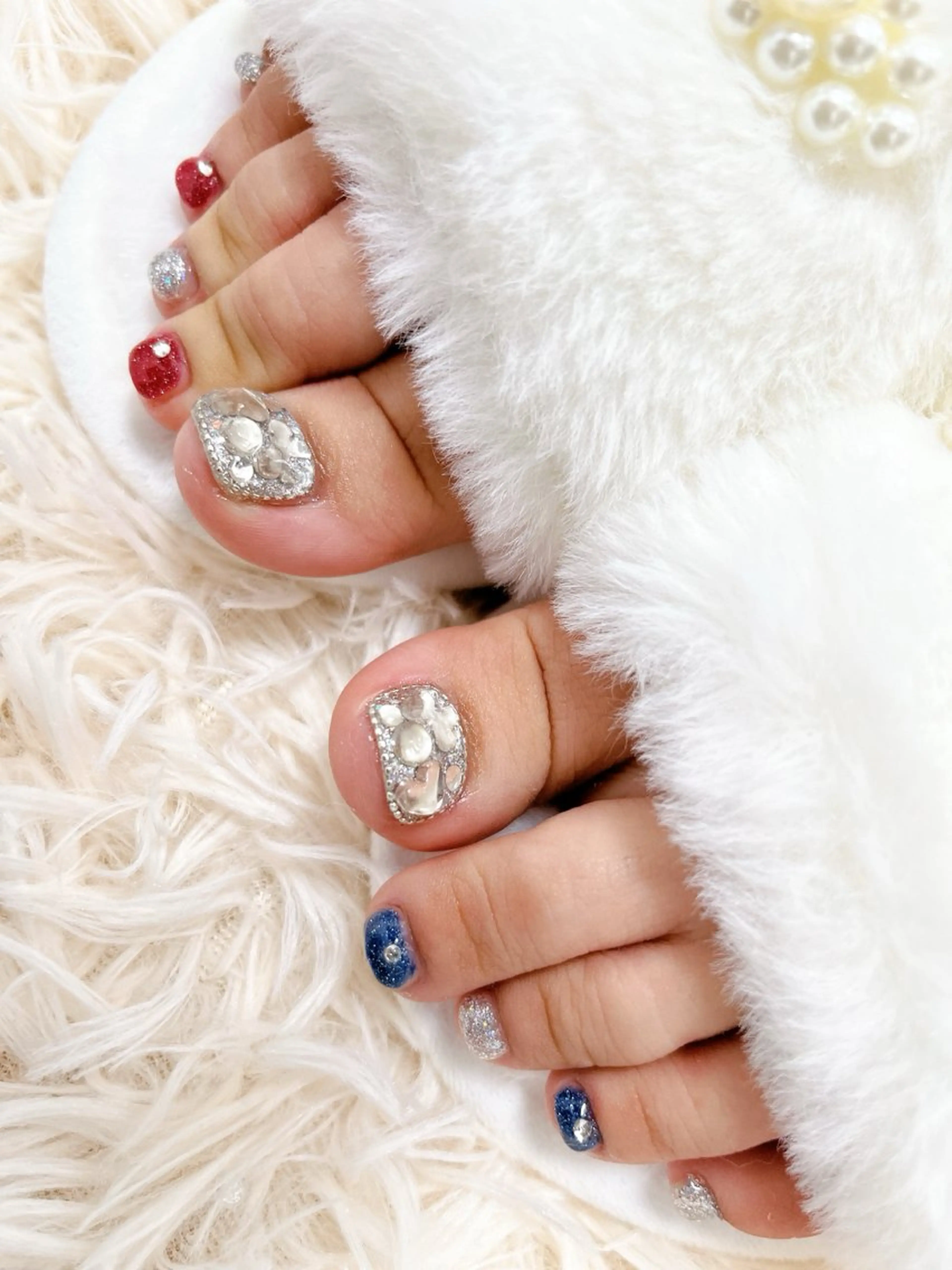 ネイル フットネイル 持ち込み シンプルネイル Re: Nailのネイルデザイン