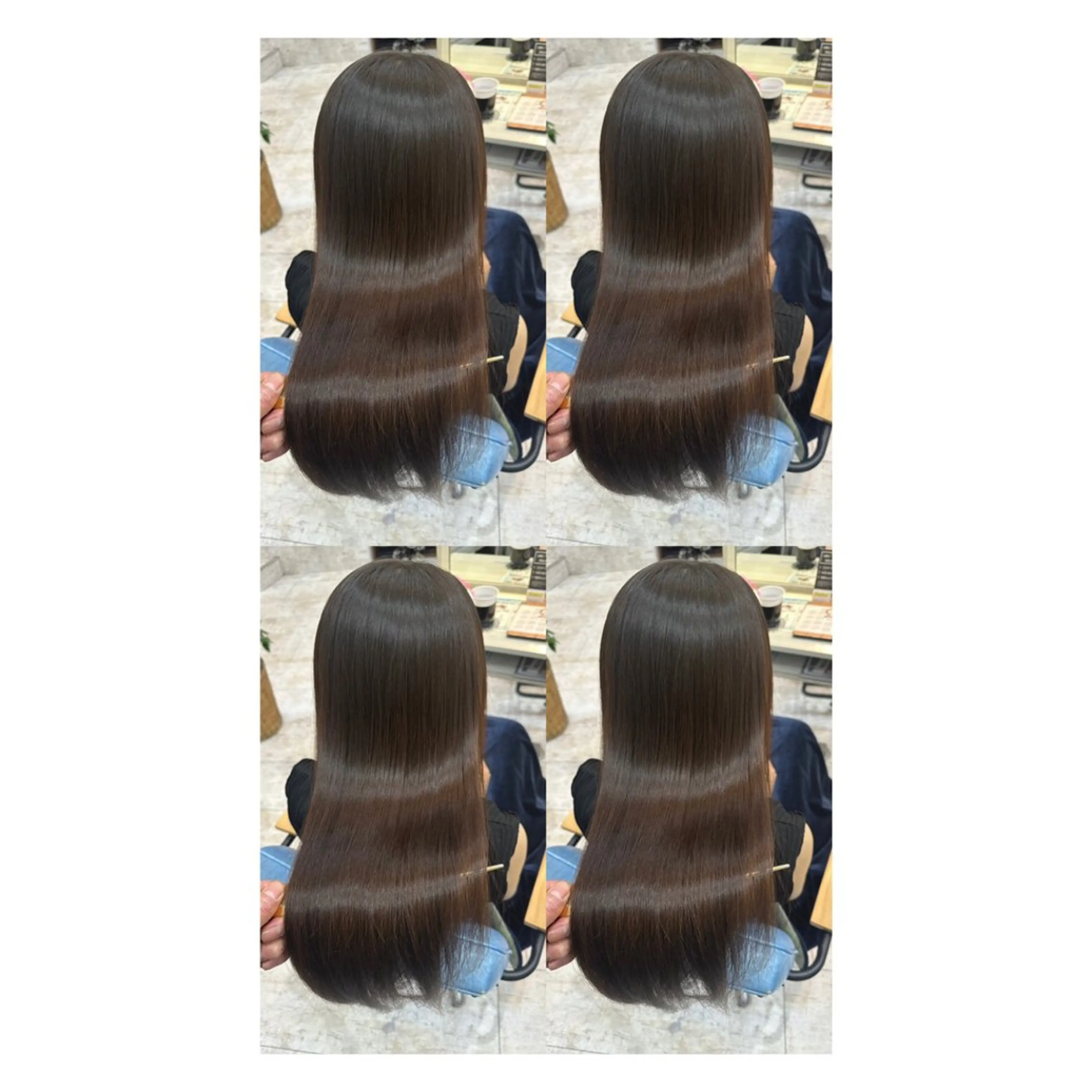 ロング カラー 透明感カラー 髪質改善 縮毛矯正 トリートメント カット ヘアカラー トリートメント 店長✨レイヤー✖️ 髪質改善✖️韓国ヘアのヘアスタイル