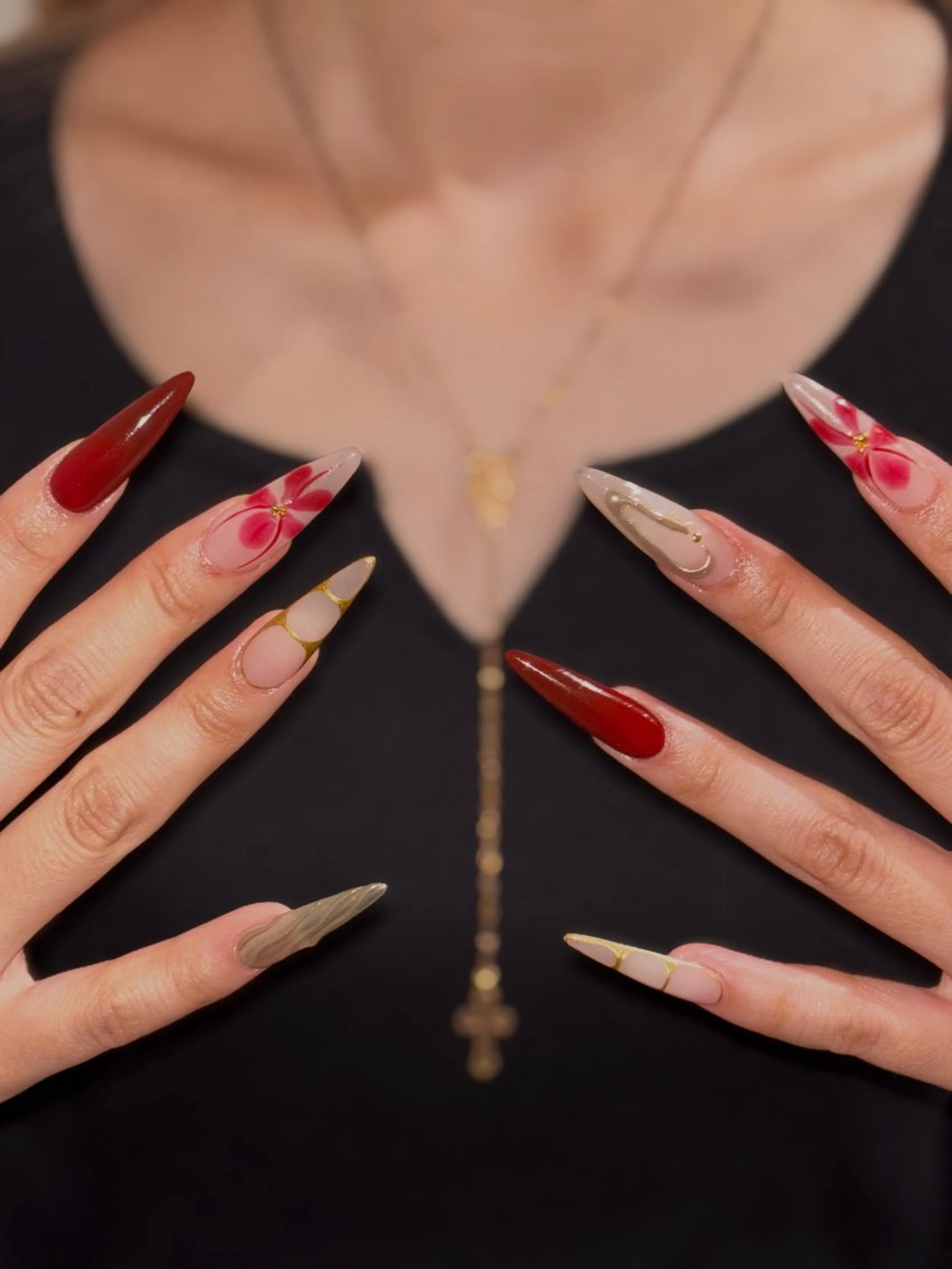 ネイル 8113 海外/y2k/韓国のネイルデザイン