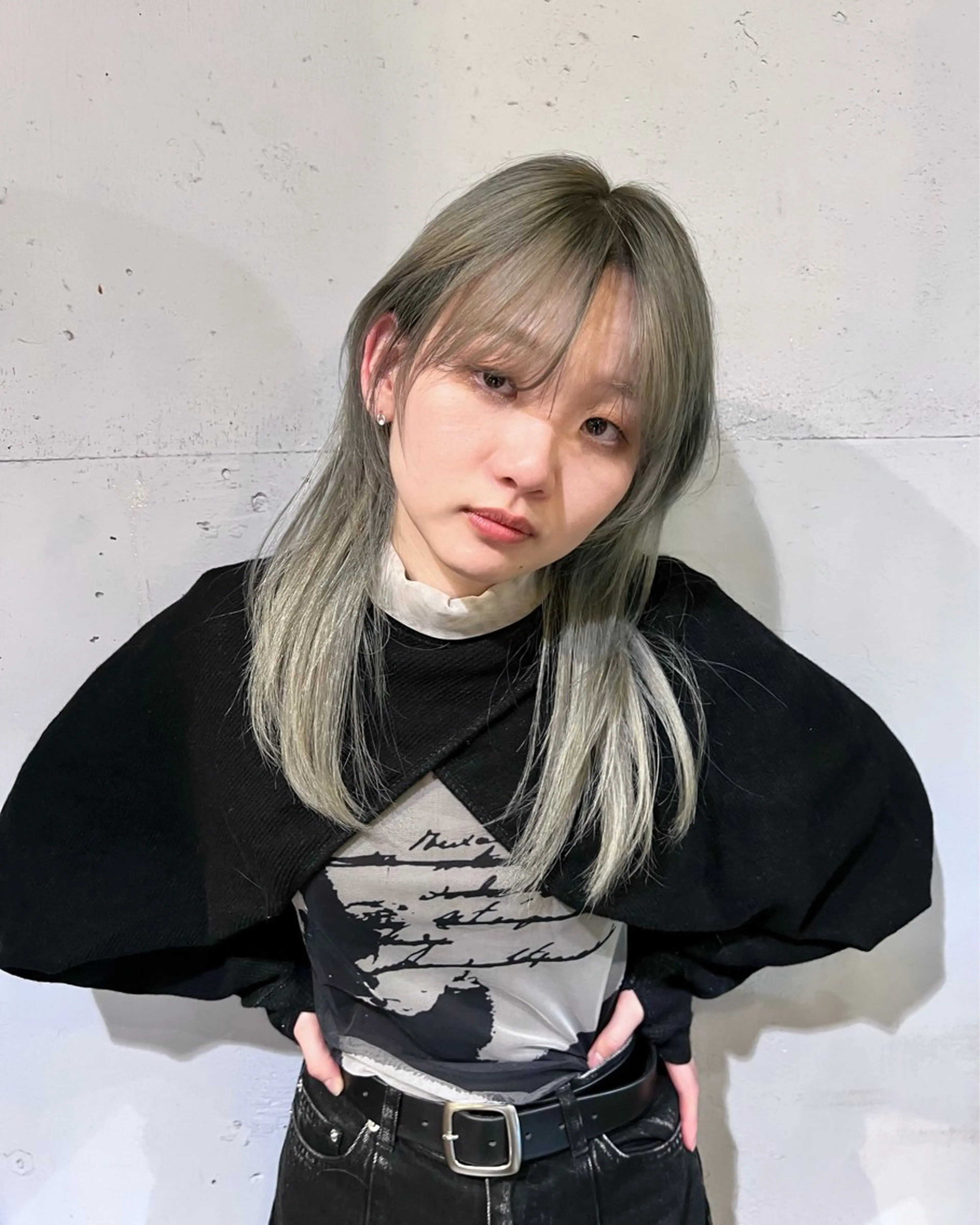 ロング カラー カット ヘアカラー トリートメント 小笠原 悠斗のヘアスタイル