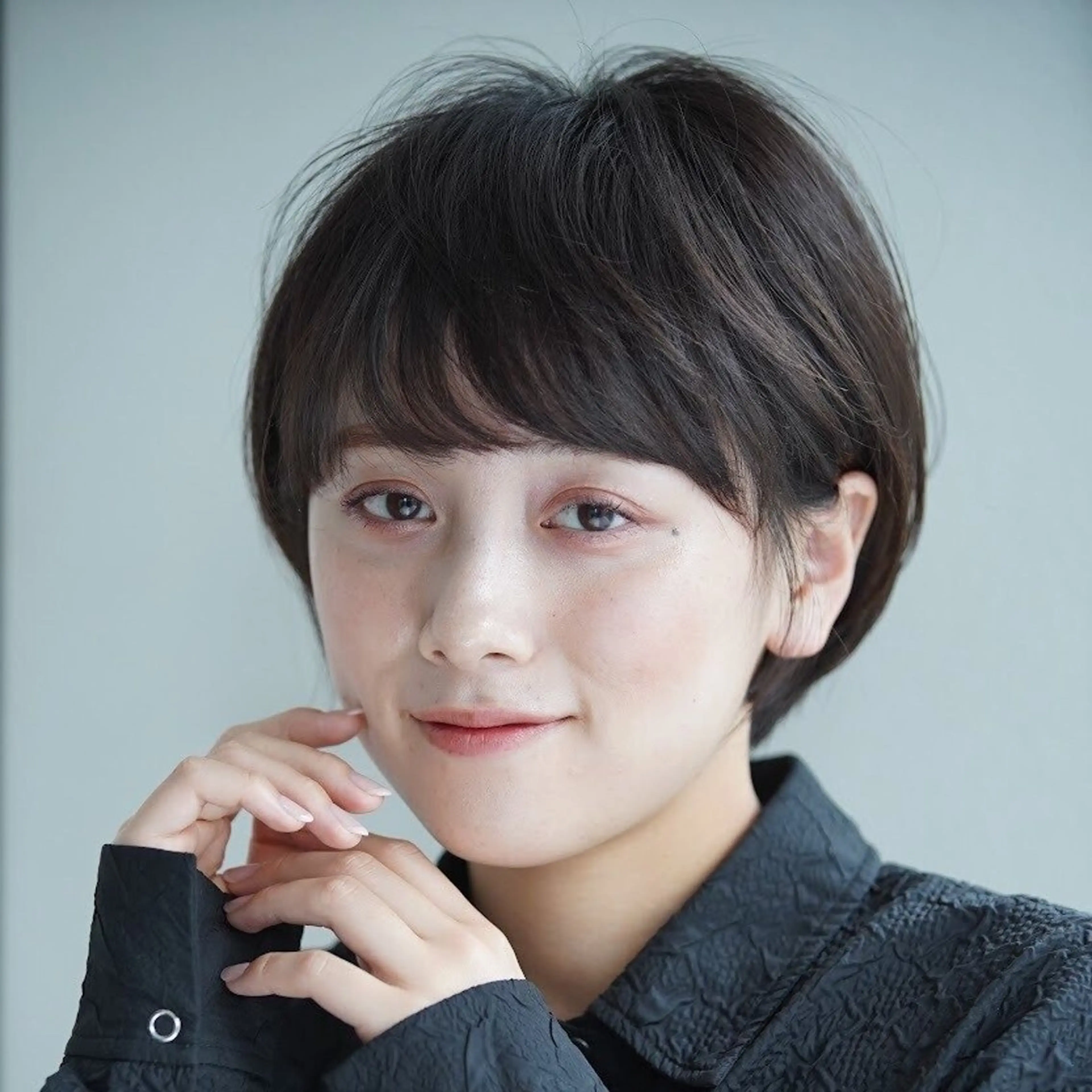 ショート ボブ ショートヘア 深夜まで営業中‼️ レム髪質改善のヘアスタイル