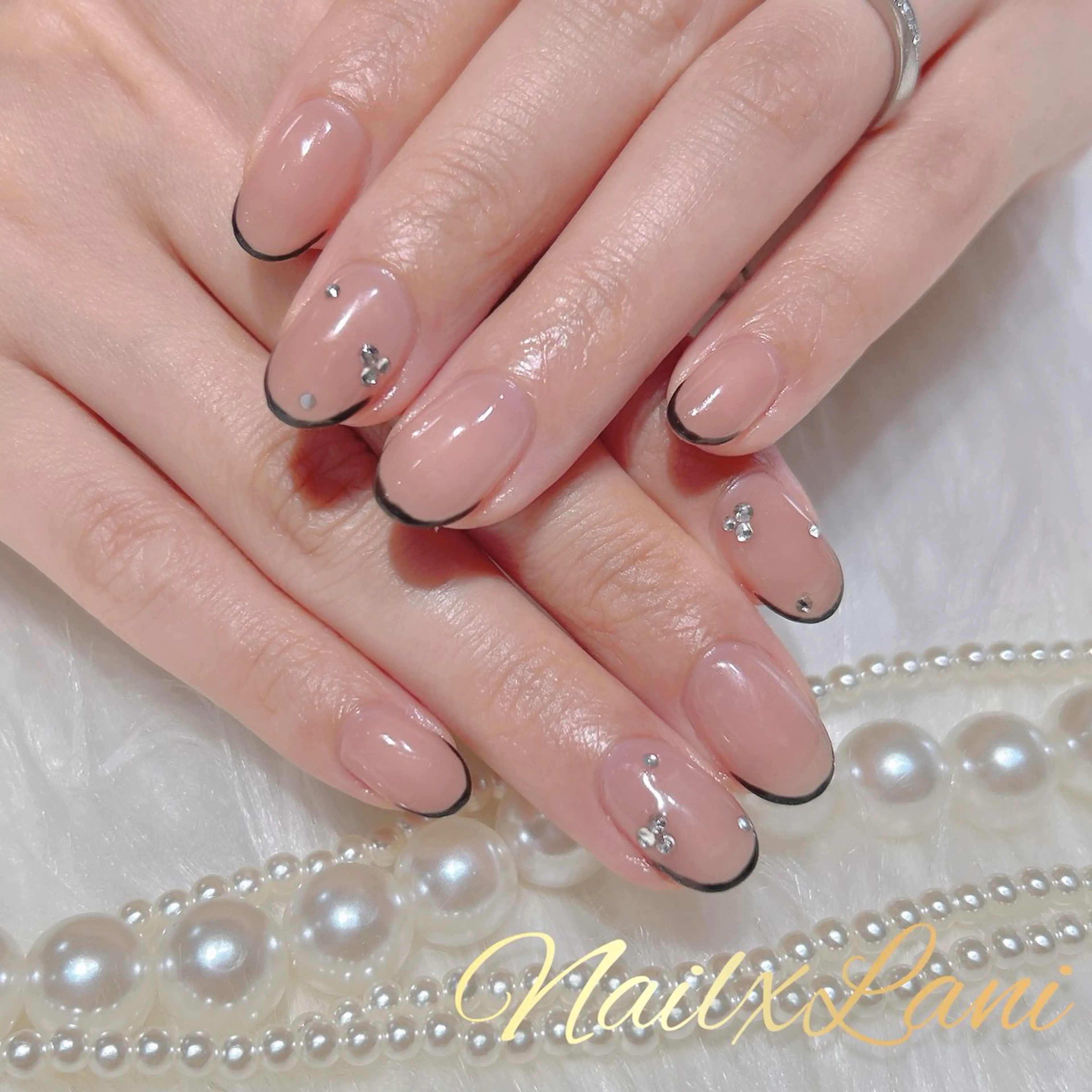 ネイル フットネイル ジェルネイル マグネットネイル パラジェル ハンドネイル Nail×Lani 深爪矯正対応◎のネイルデザイン