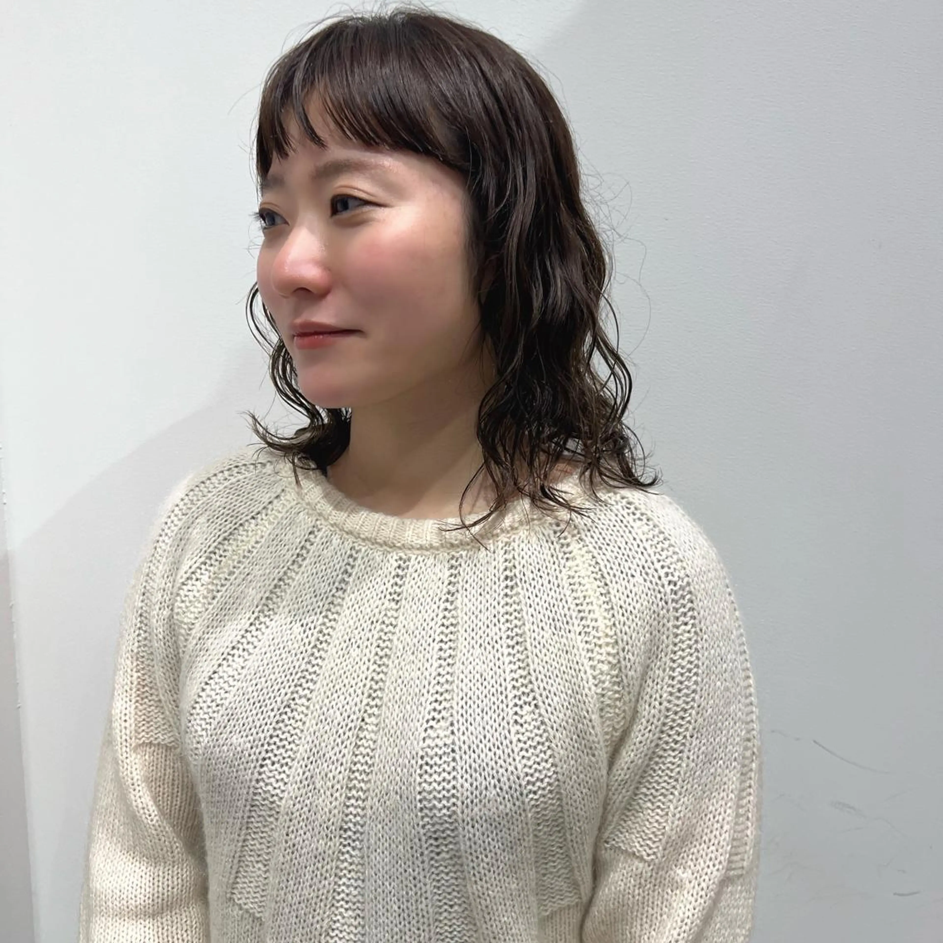 ミディアム パーマ パーマ ゴートゥデイシェアサロン所属・era shioriのヘアスタイル