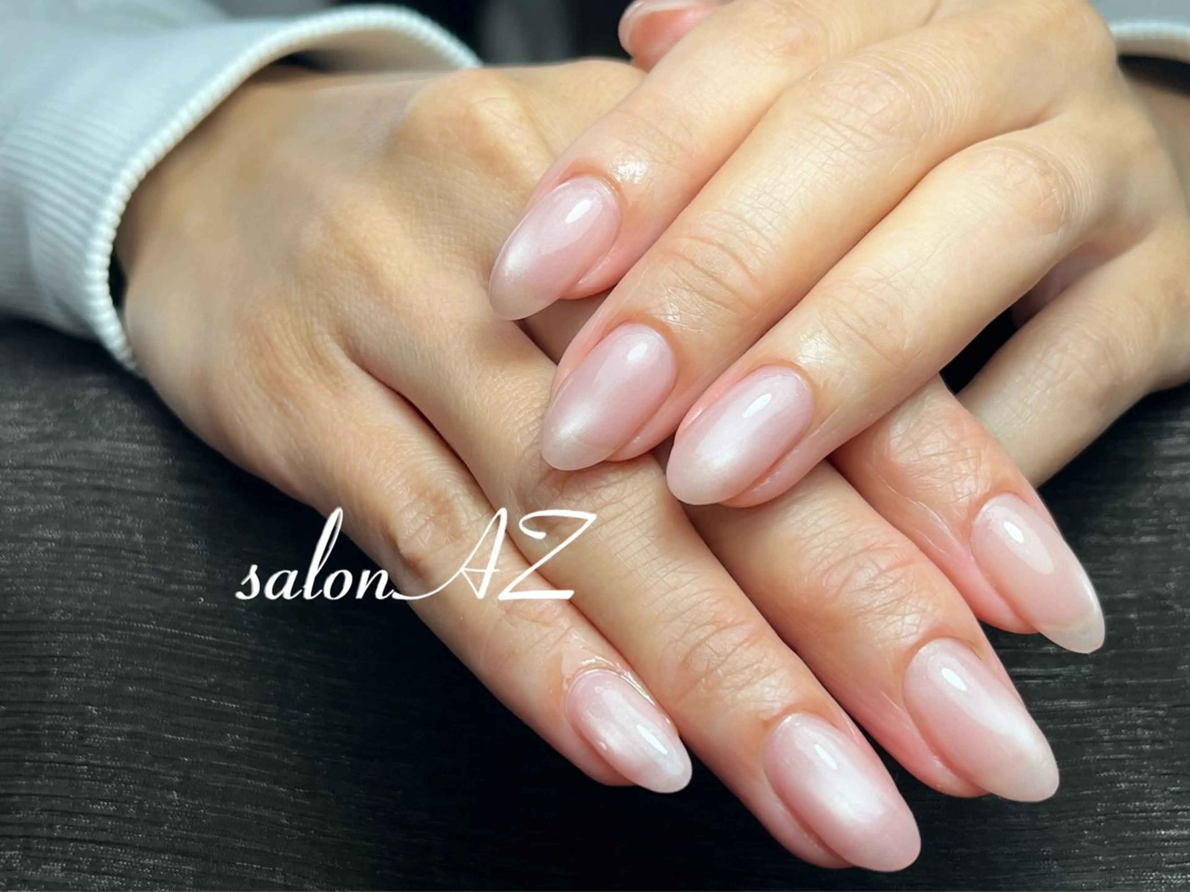 ネイル 長さ出し フットネイル フレンチネイル マグネットネイル ニュアンスネイル salon AZのネイルデザイン