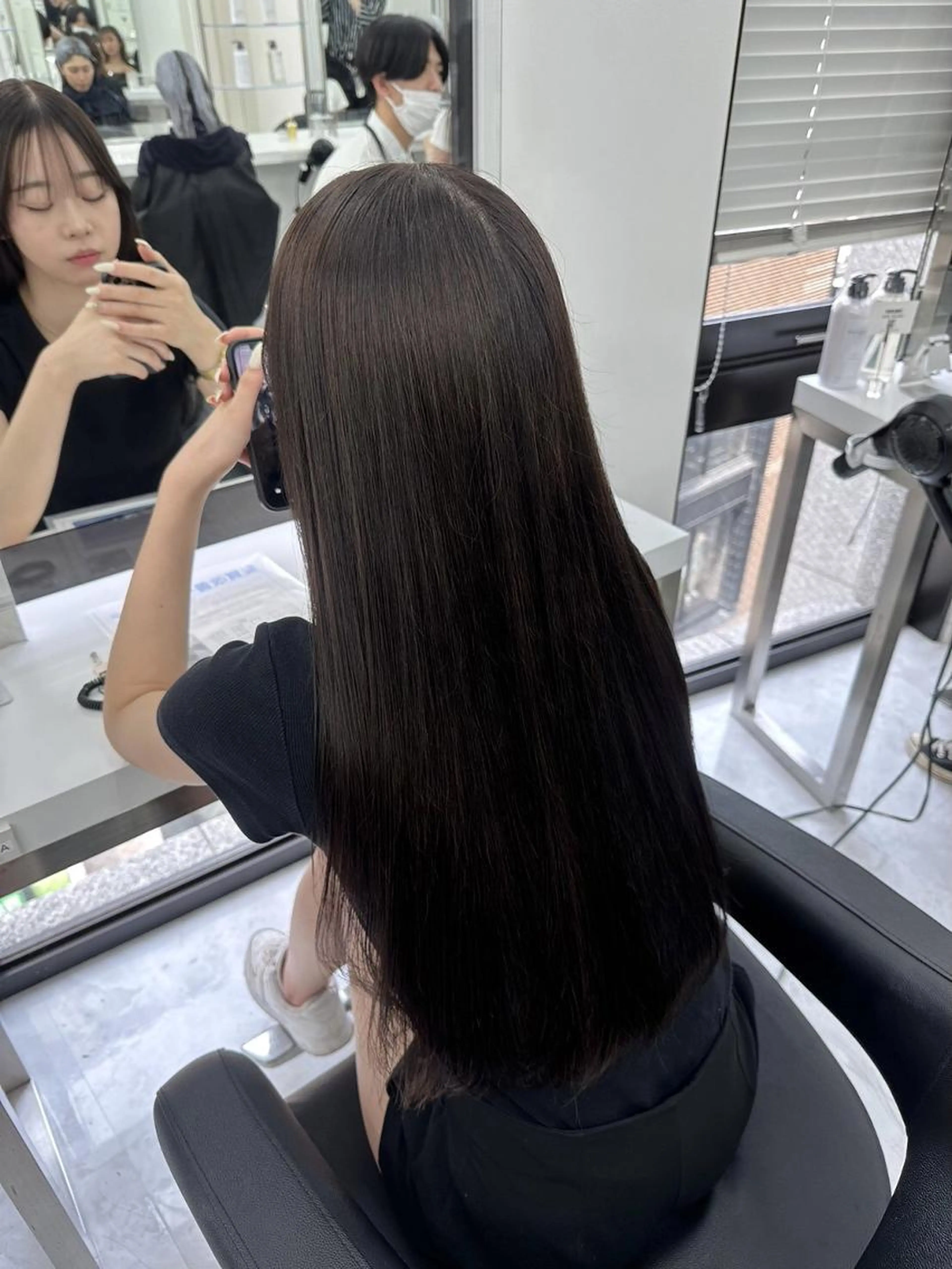 🍑ミニモ学割🍑メンテナンスカット➕縮毛矯正➕オリジナルトリートメント🧴🫧の写真