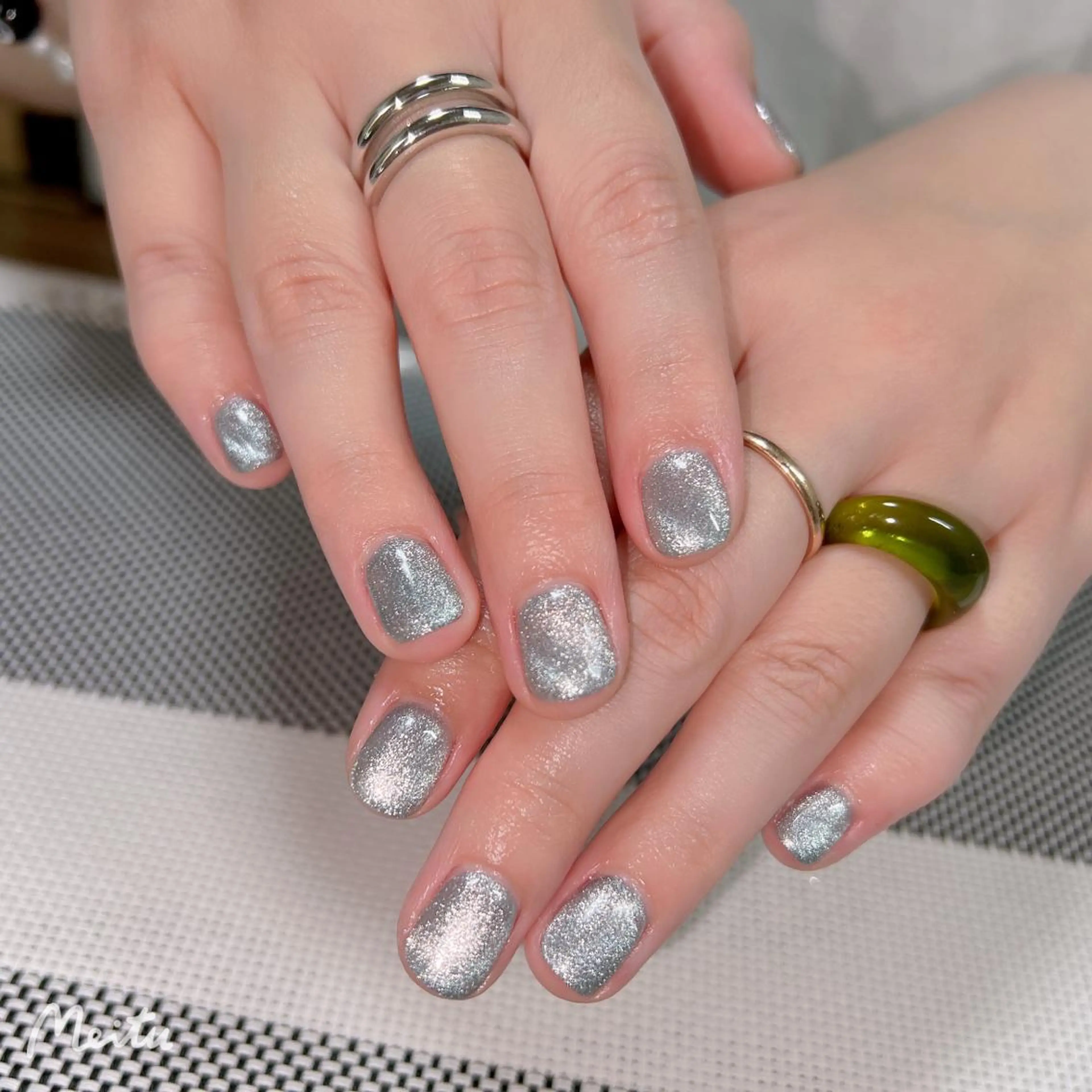 ネイル マグネットネイル ハンドネイル 林 ✨syousyouのネイルデザイン