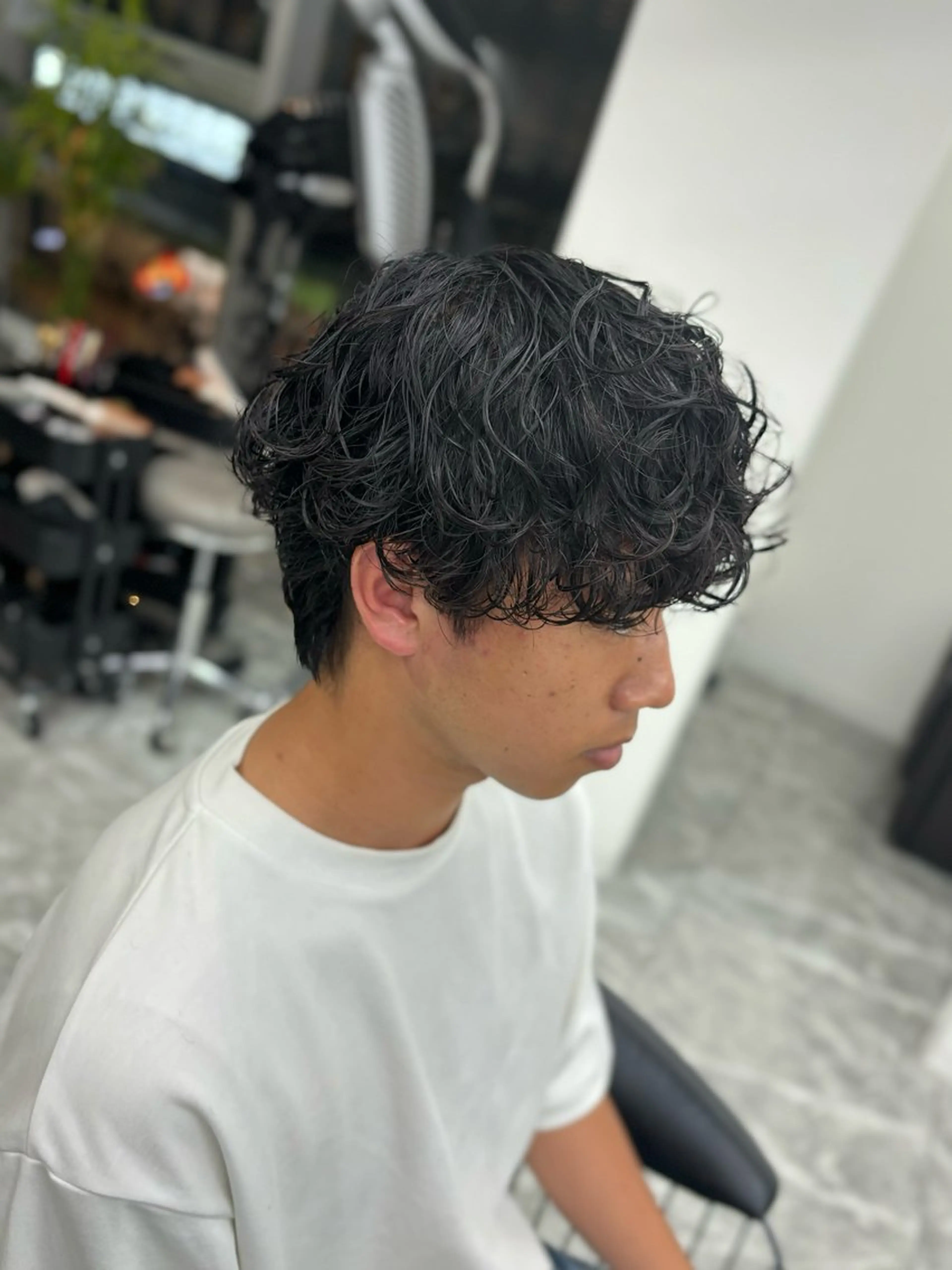 パーマ メンズ カット パーマ 🍐シャドウパーマ メンズ特化/守岡🍐のヘアスタイル