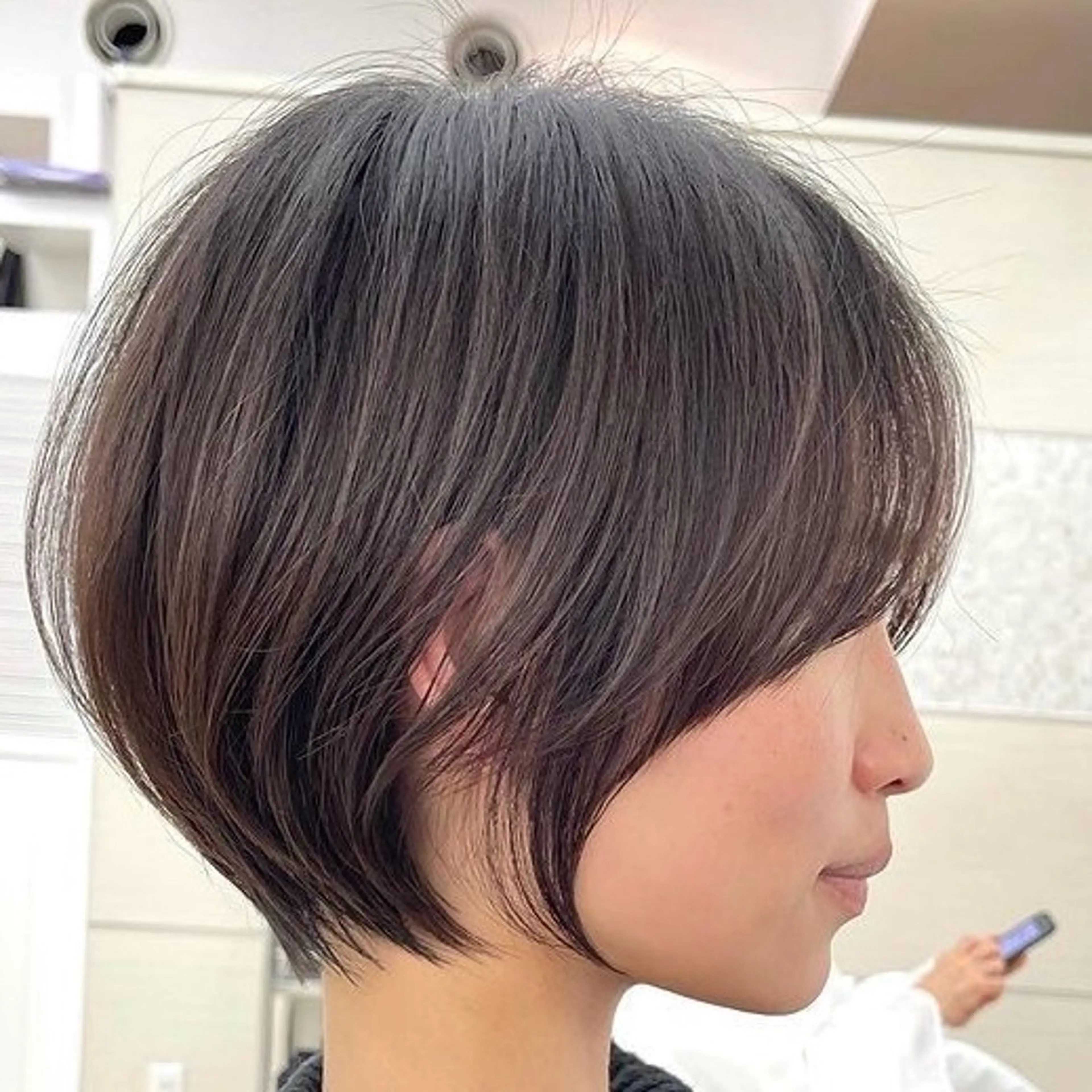 ショート ヘアアレンジ くびれヘア ショートヘア fifth Tokyo所属・fifth 石川 凪のヘアスタイル