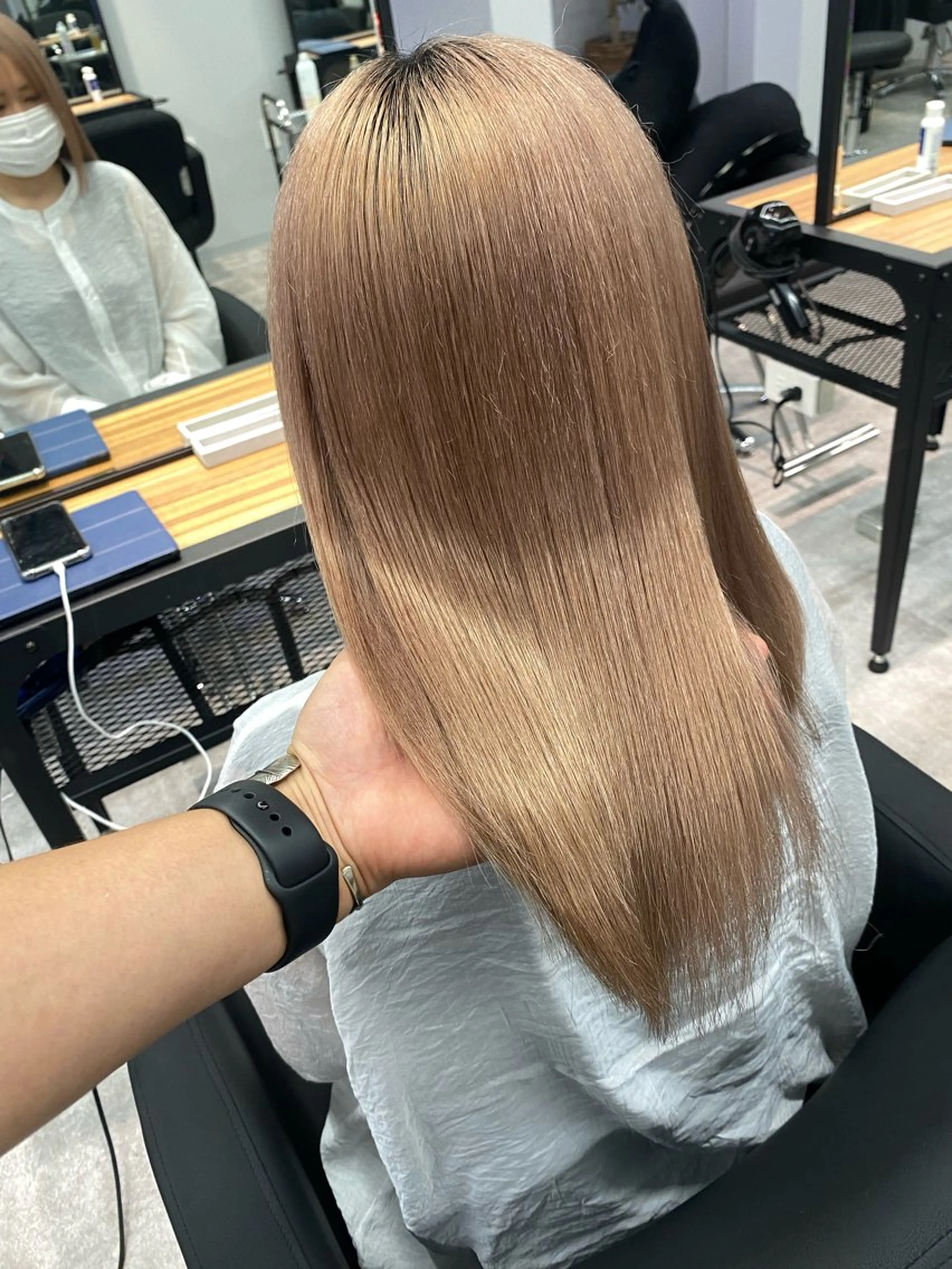 モデル様限定価格✨wカラー (保護トリートメント付)の写真