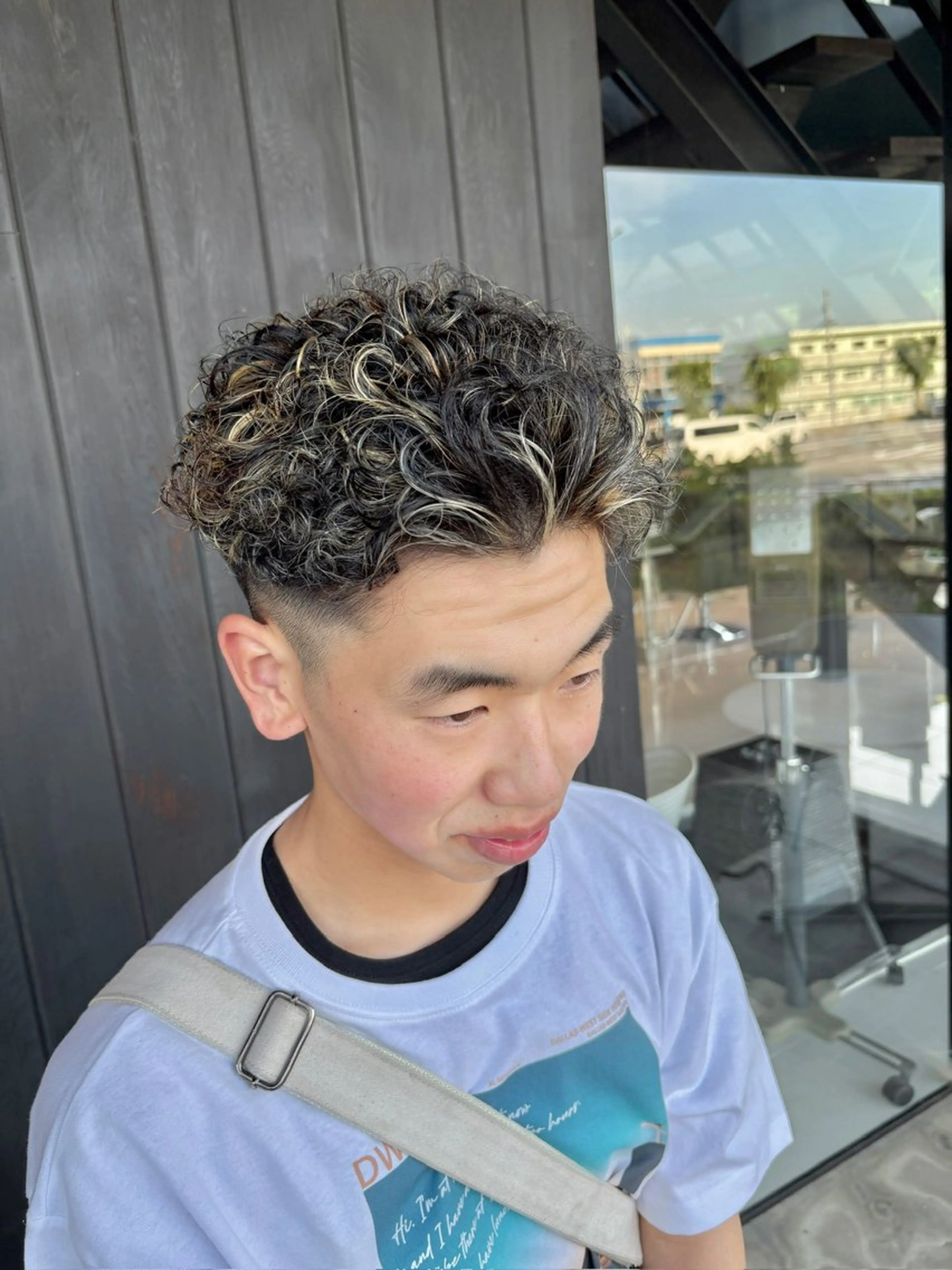 メンズ メンズパーマ 三好 達也のヘアスタイル