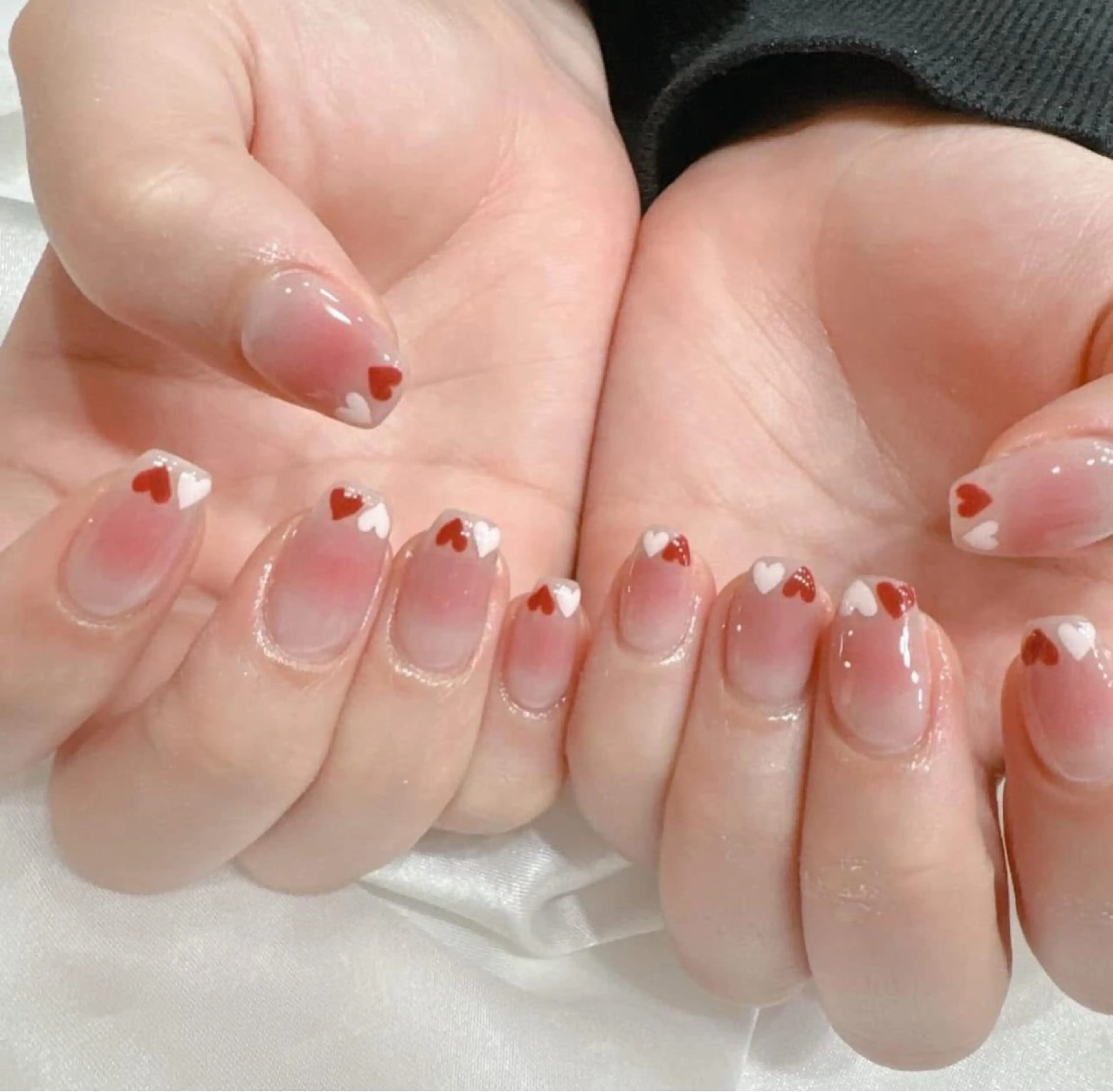 ネイル アートネイル 成人式 ジェルネイル ニュアンスネイル ネイルチップ Kora Nailのネイルデザイン