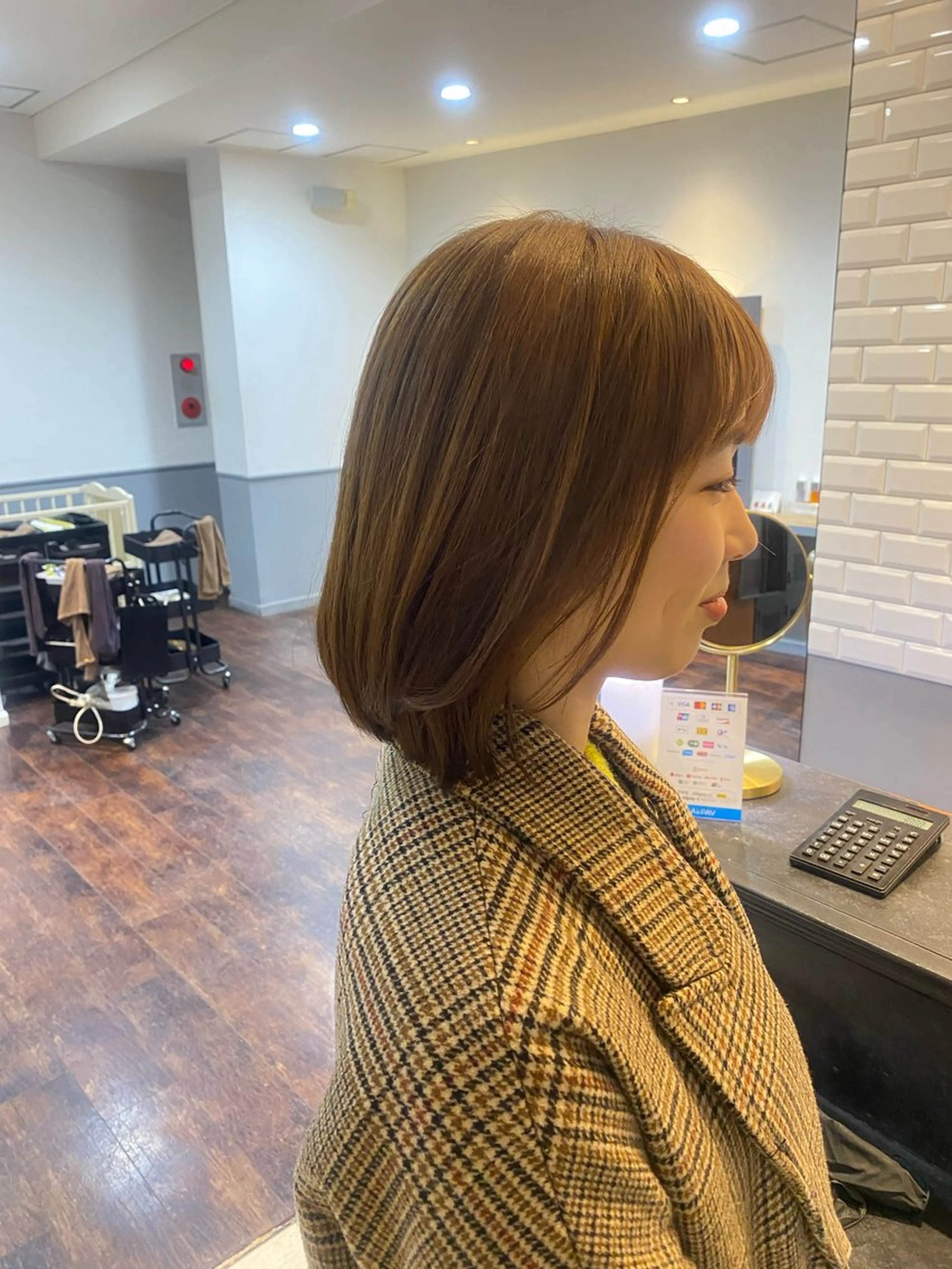 ミディアム レイヤー支持no.1 ☆笠原翔一のヘアスタイル