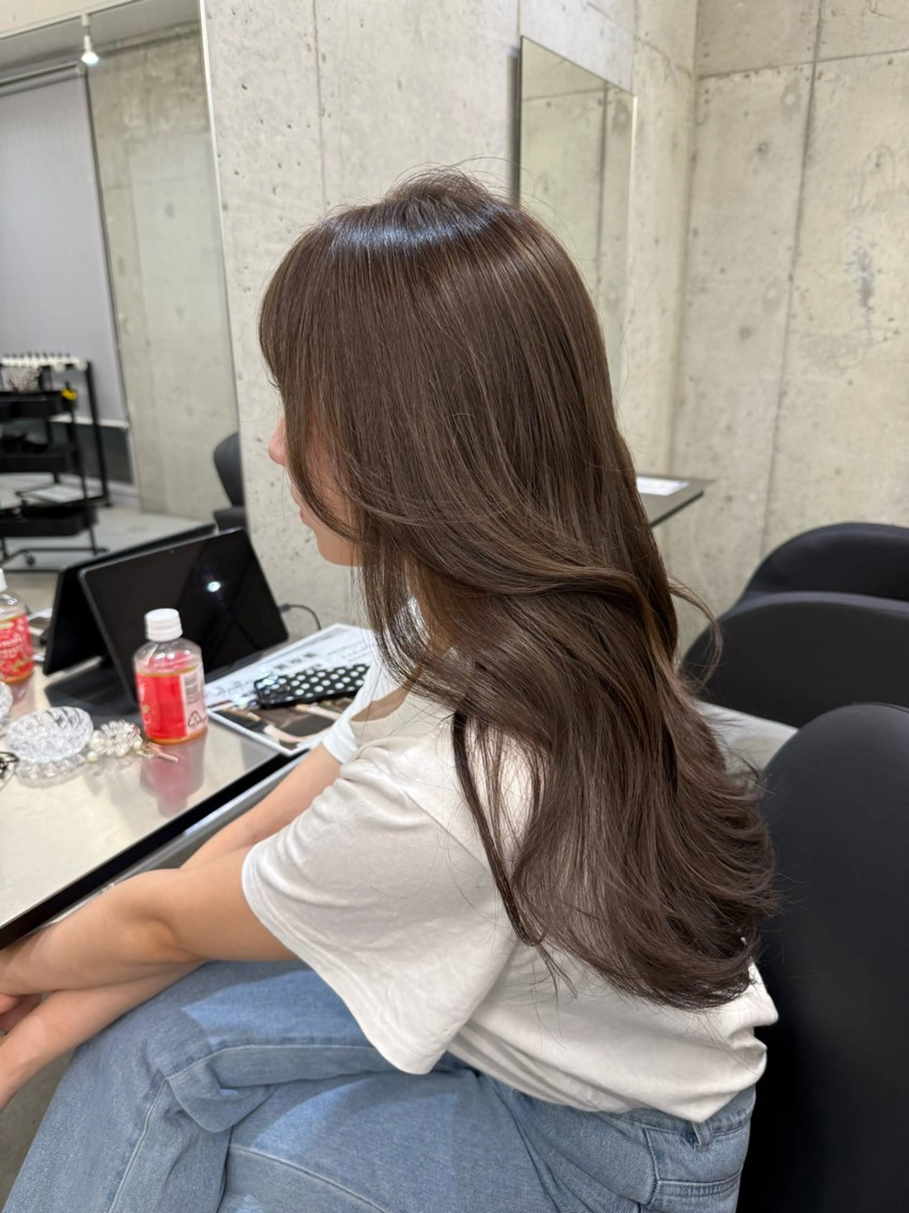 ロング カット ヘアカラー Hinane ‪❤︎‬のヘアスタイル