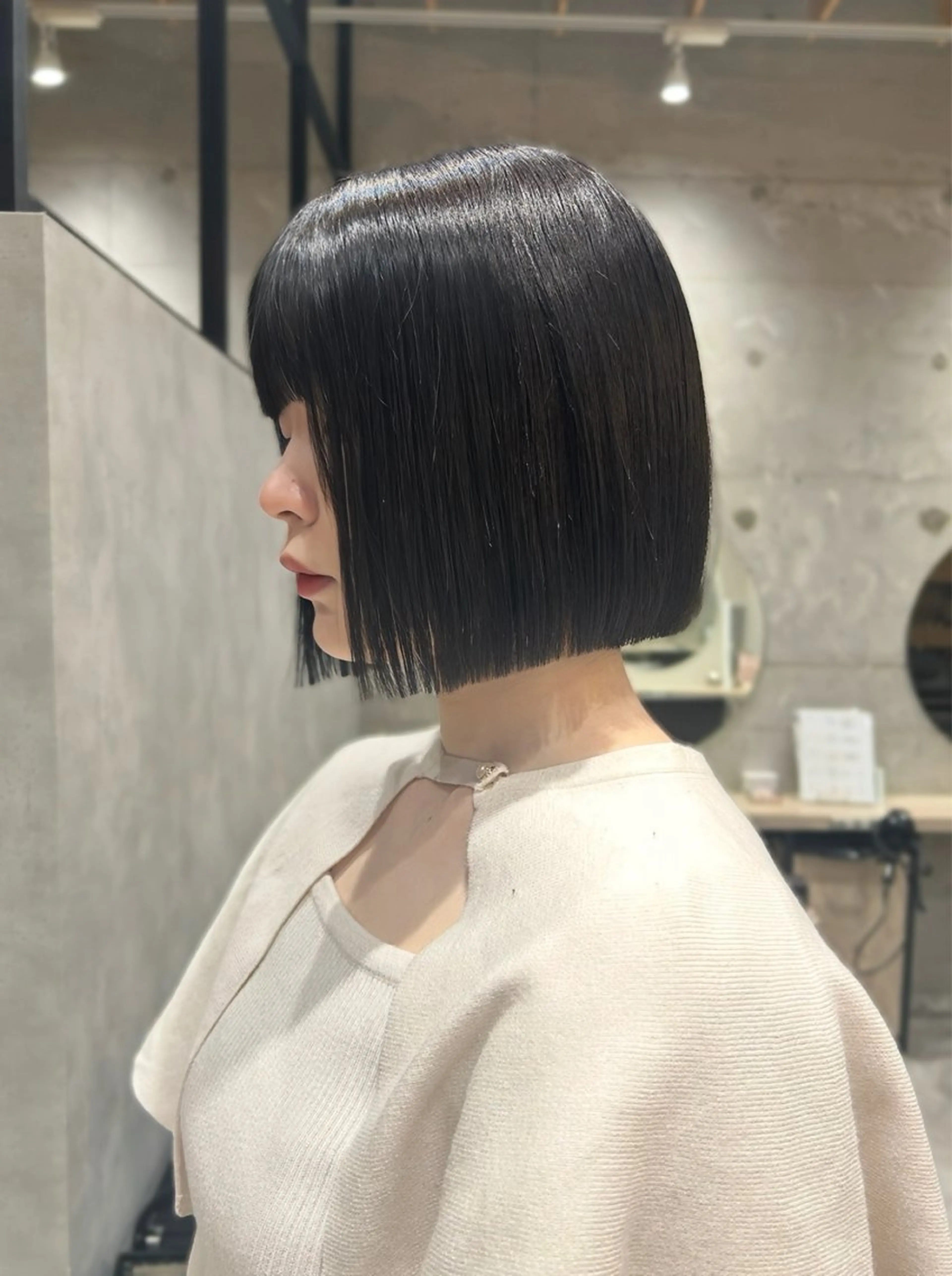 ショート カット トレンドレイヤー🤍 顔周り/wakaのヘアスタイル