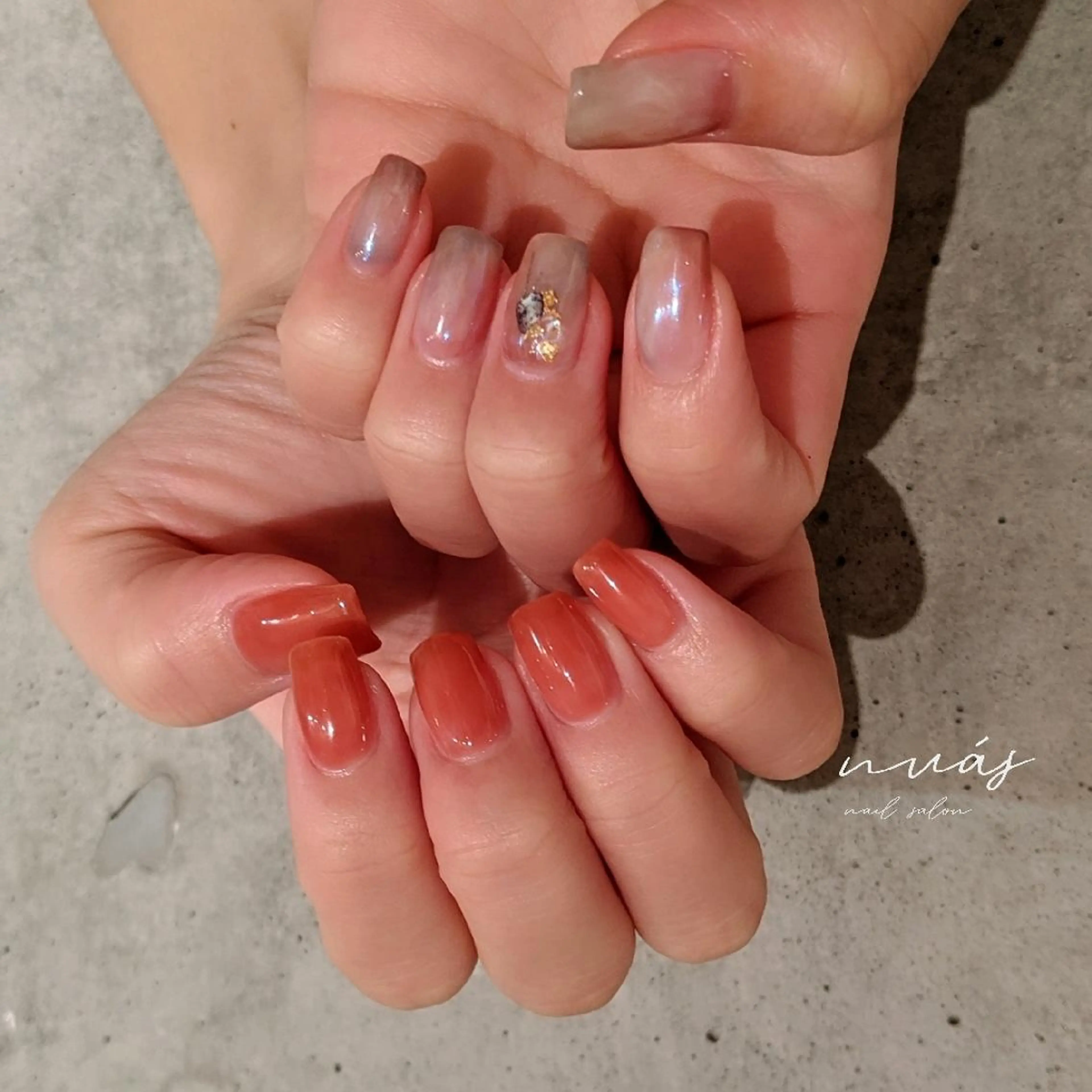 ネイル ハンドネイル nuás nail & eyeのネイルデザイン