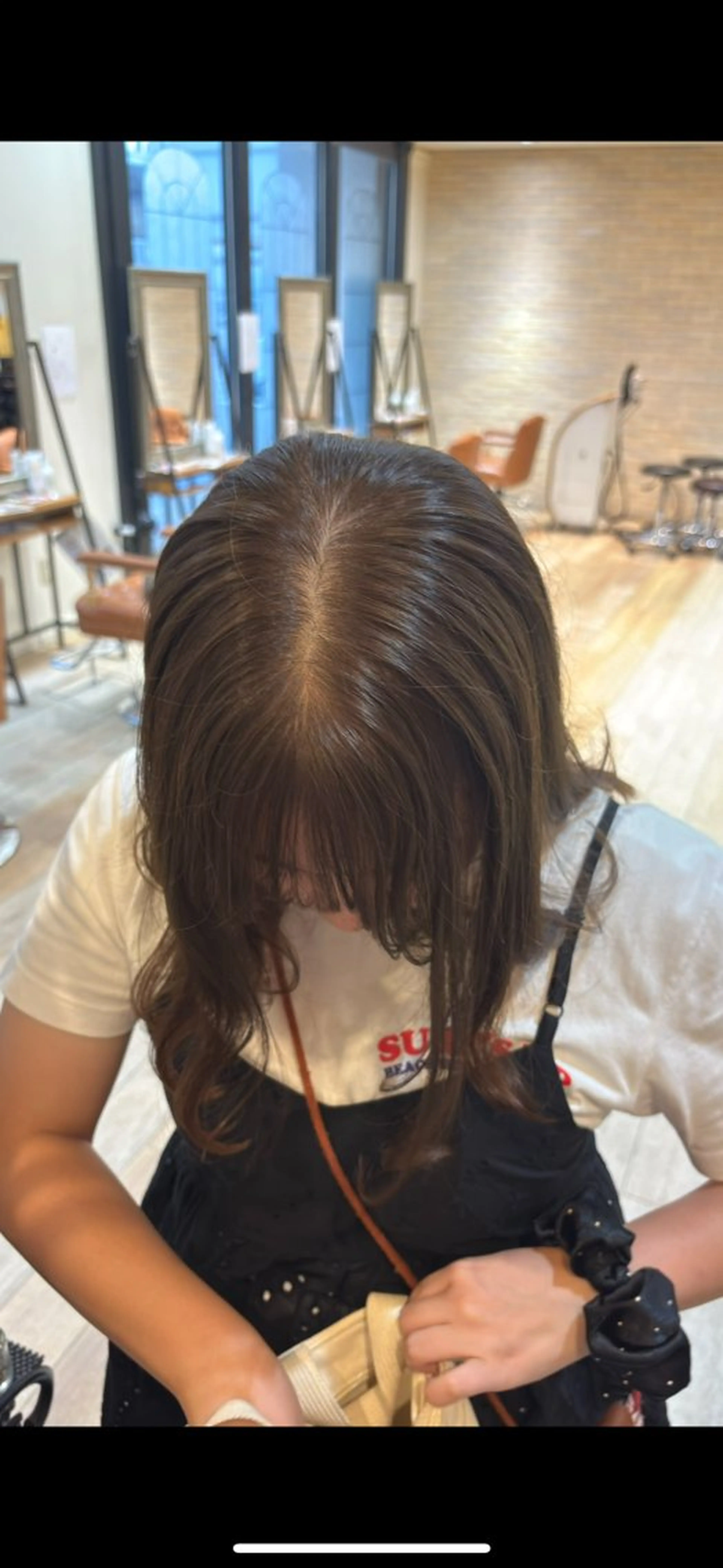 ミディアム カラー ベージュカラー 透明感カラー オリーブベージュ ヘアカラー トリートメント Karin trスタイリスト🥀のヘアスタイル