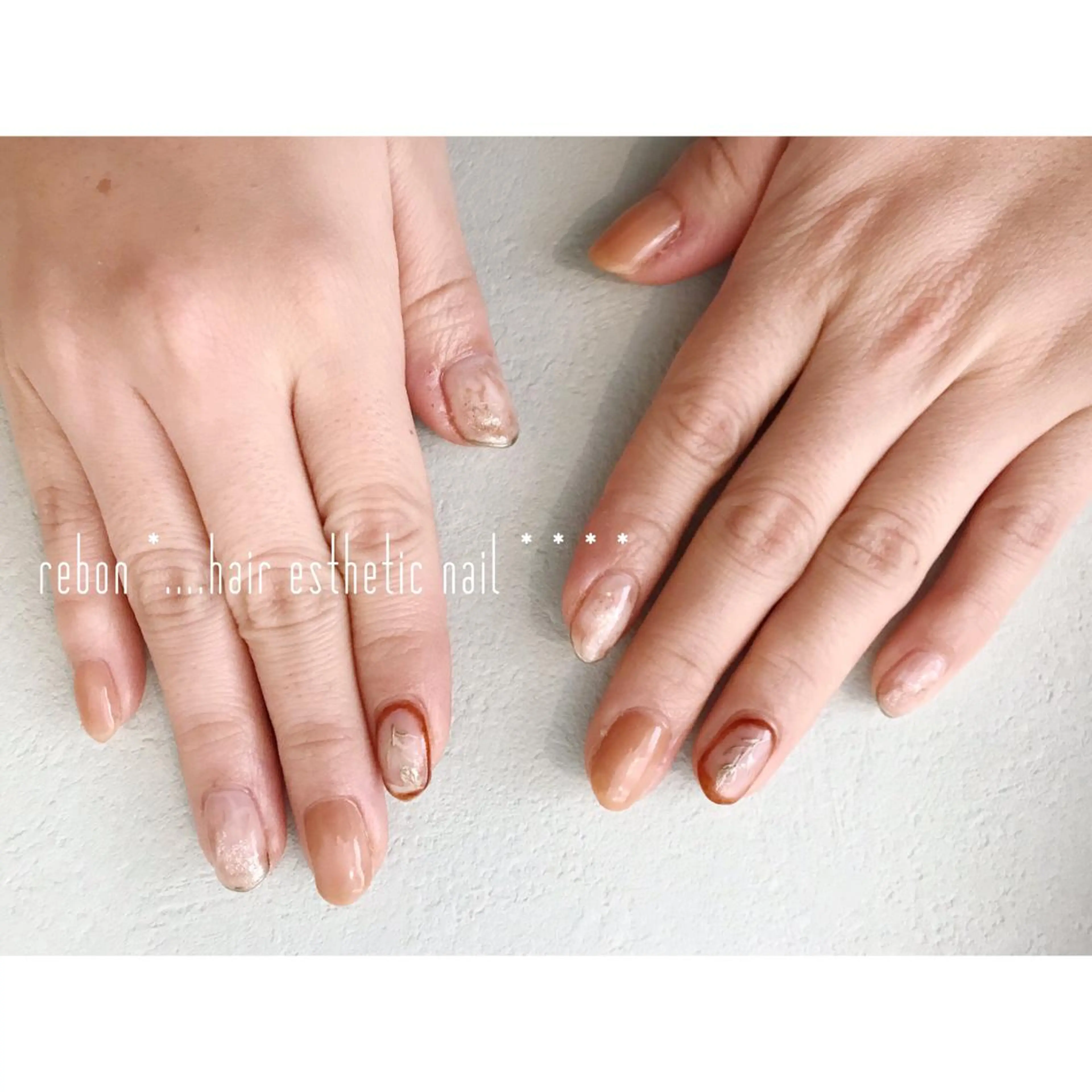 ネイル ハンドネイル フットネイル rebon＊ natsukiのネイルデザイン