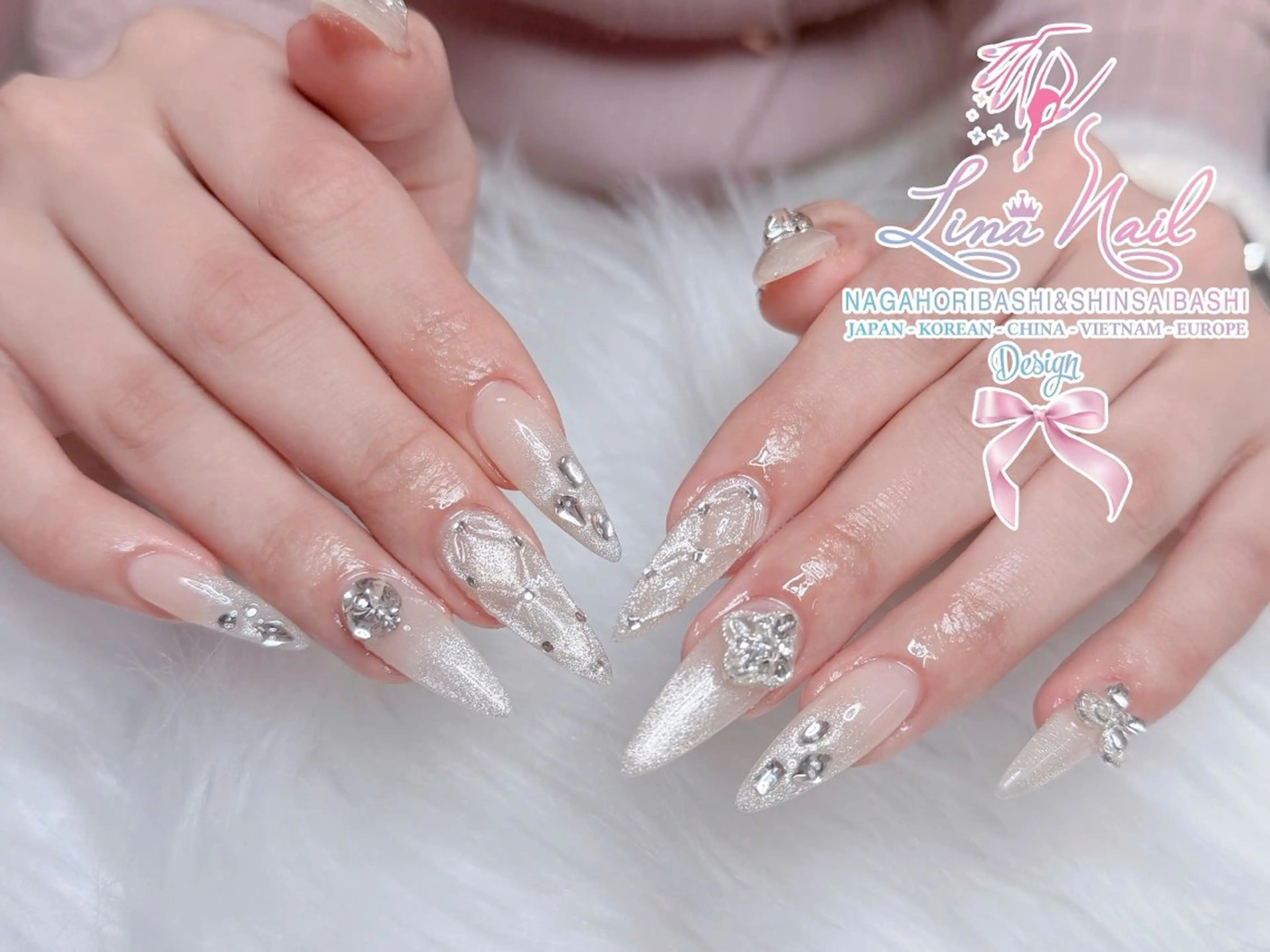 ネイル フットネイル ジェルネイル 持ち込み ネイルチップ ハンドネイル リナネイル 長堀橋店／東心斎橋店のネイルデザイン