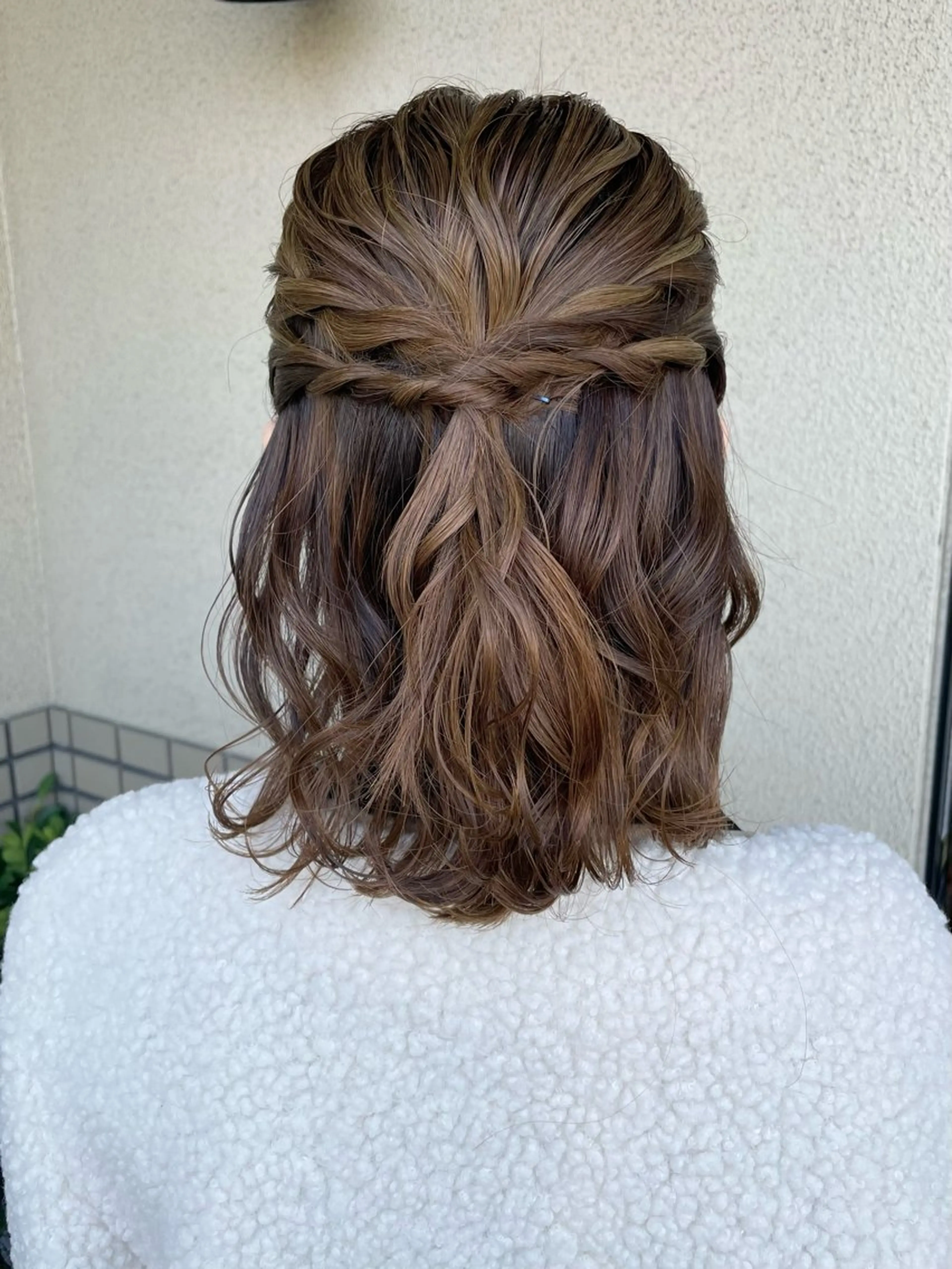 ミディアム ヘアアレンジ 結婚式・ブライダル ヘアセット 沢田 瞳のヘアスタイル