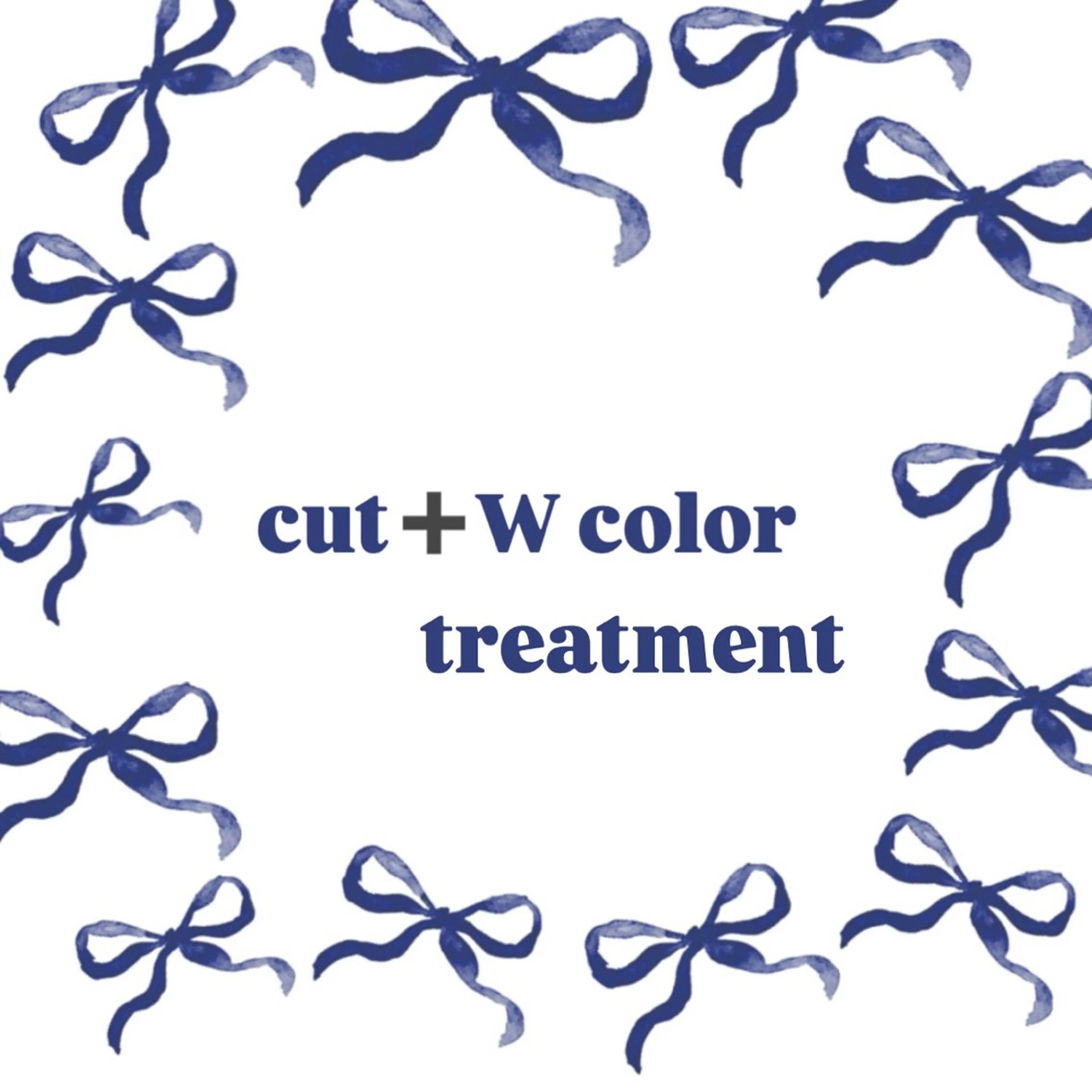 ｶｯﾄ➕Wｶﾗｰ➕ﾄﾘｰﾄﾒﾝﾄ🦄☁️の写真