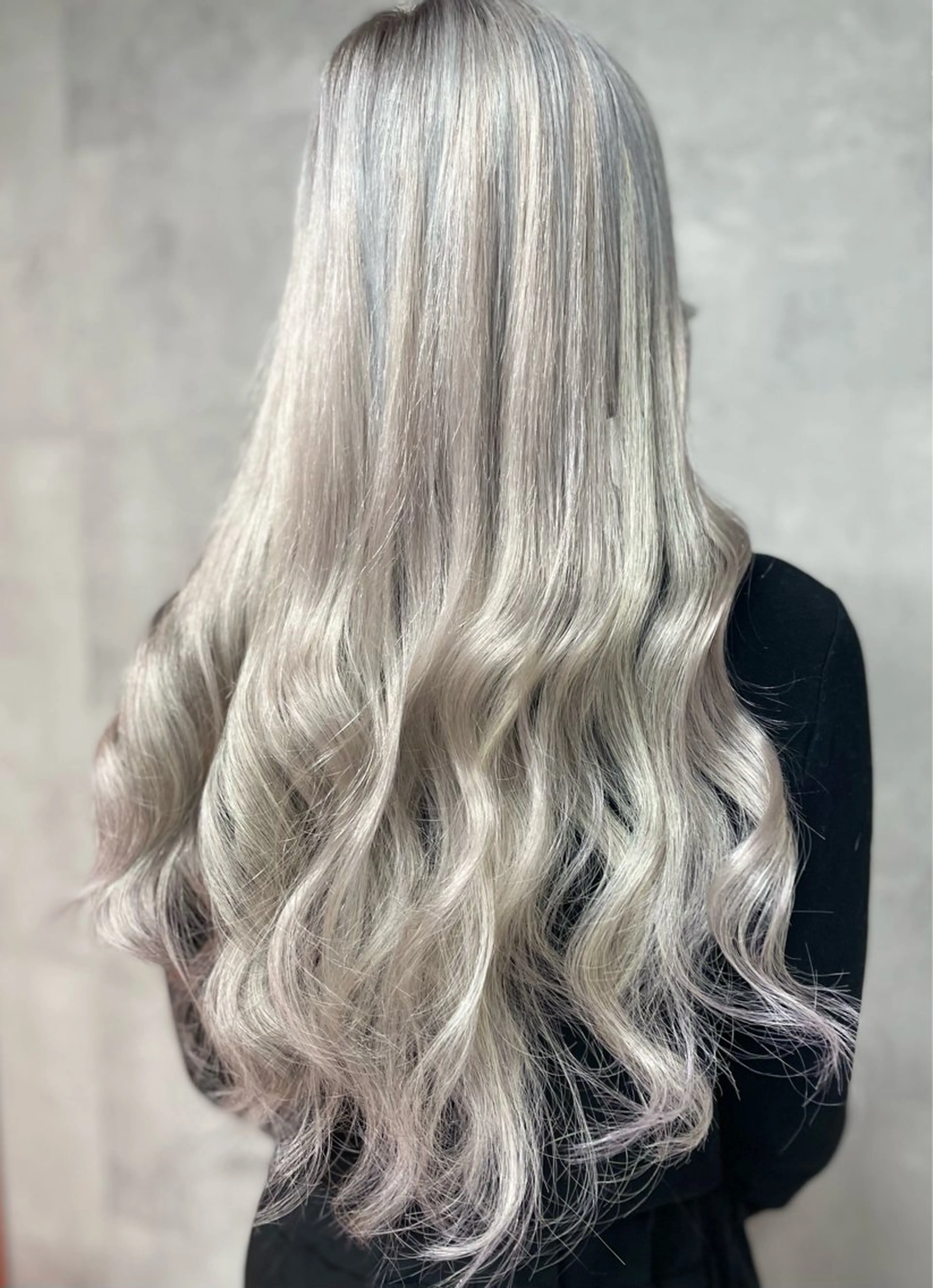 ロング カラー 編み込みエクステ ハイトーンカラー エクステ Mirai🎧 モデル募集中💌のヘアスタイル