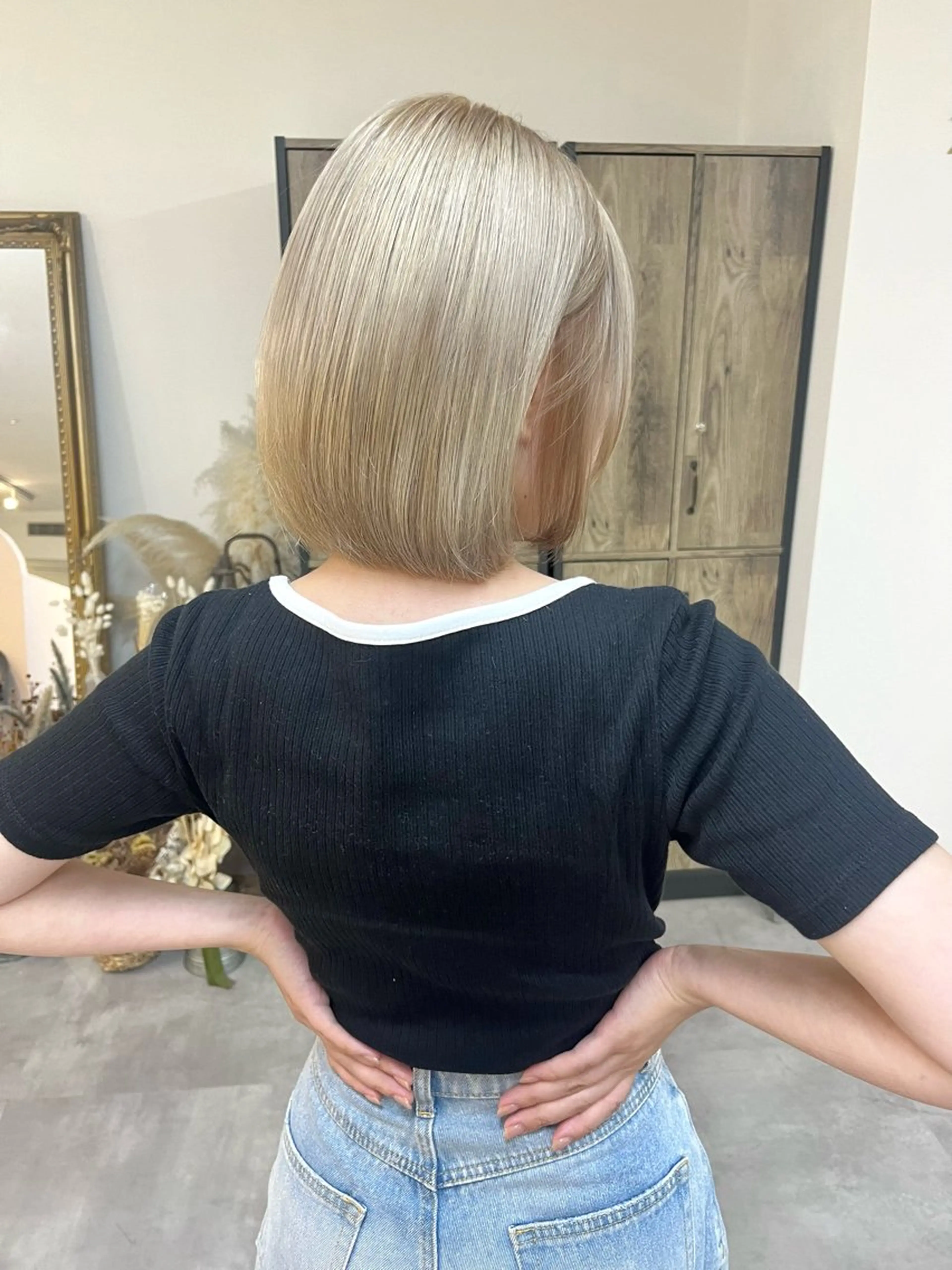 ミディアム ヘアカラー トリートメント 当日予約◎ risaのヘアスタイル